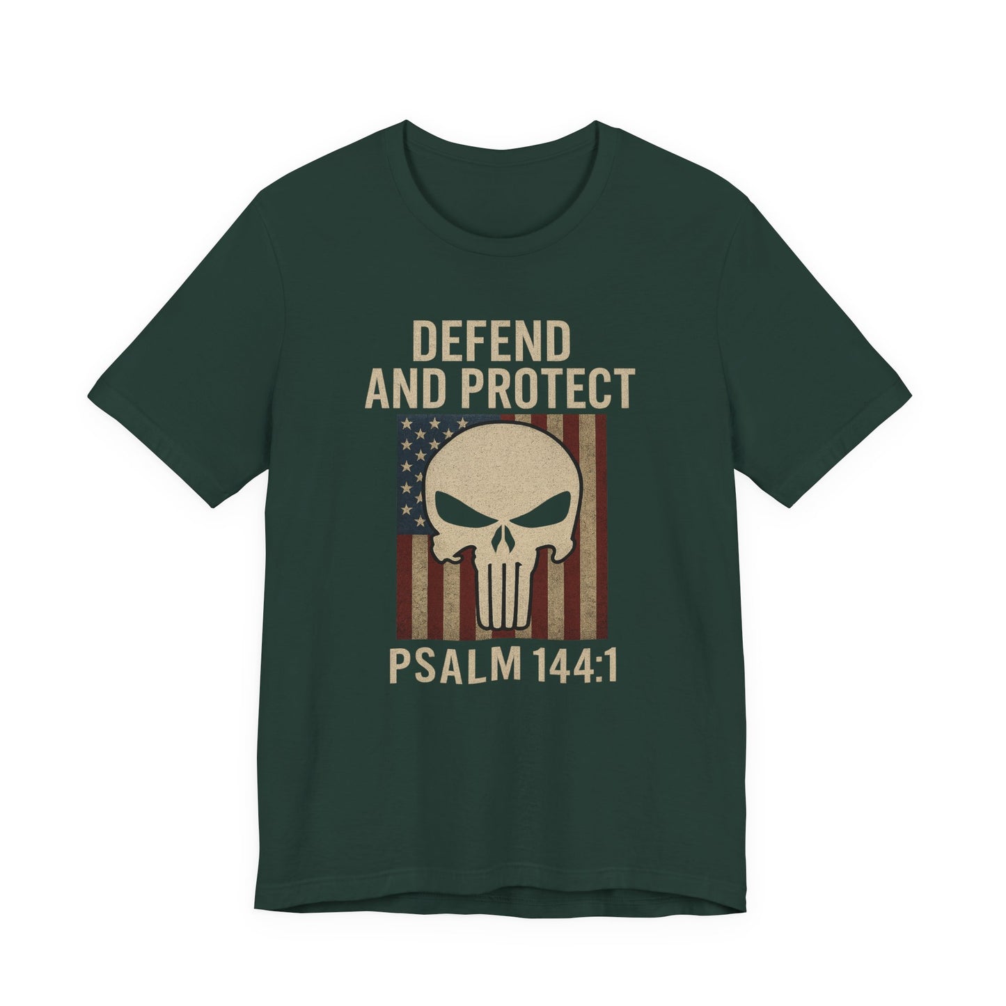 Defend and Protect Bible Verse Psalm 144:1 T-Shirt