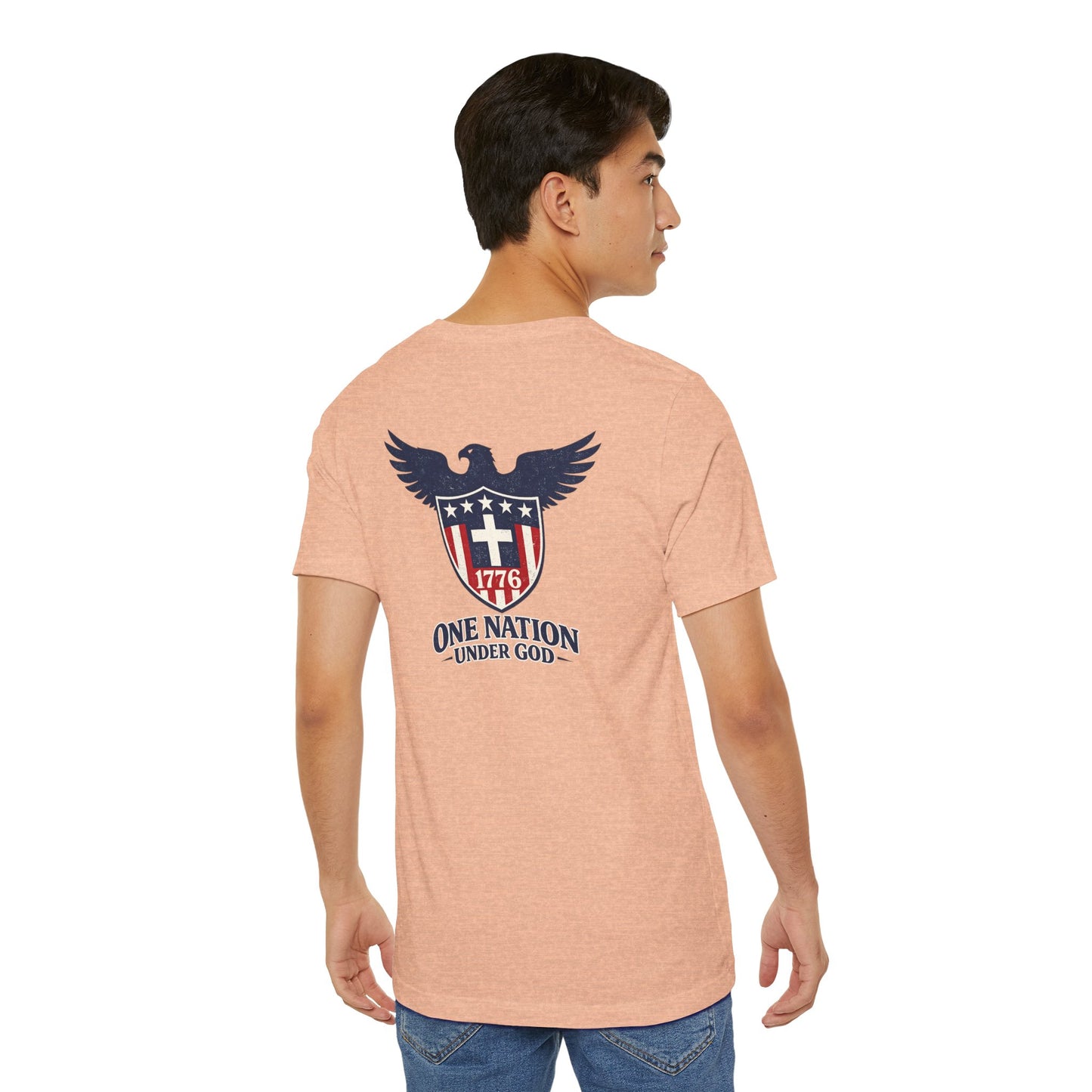 Patriotic Eagle 1776 T-Shirt — One Nation Under God Tee