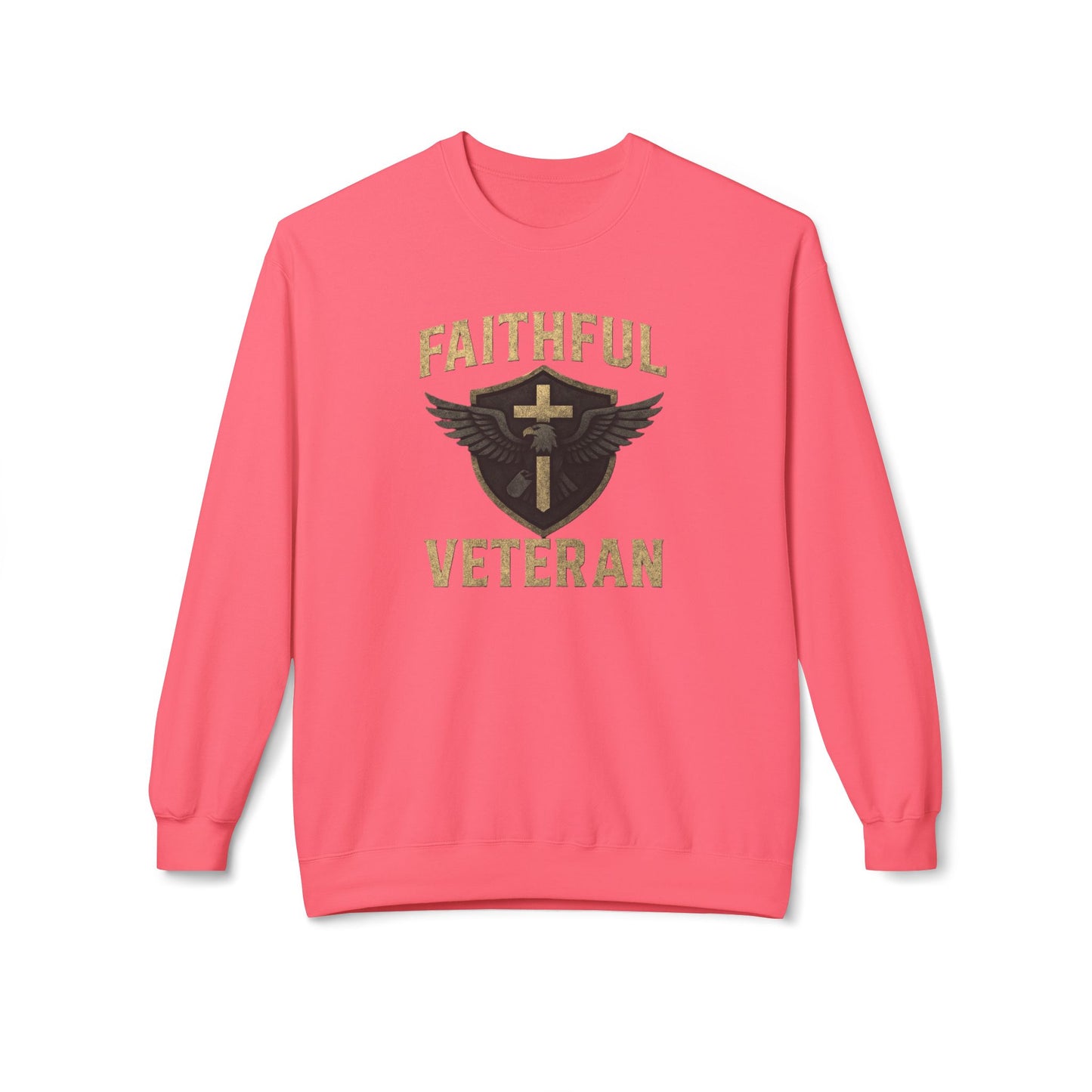 Faithful Veteran Crewneck Sweatshirt Design