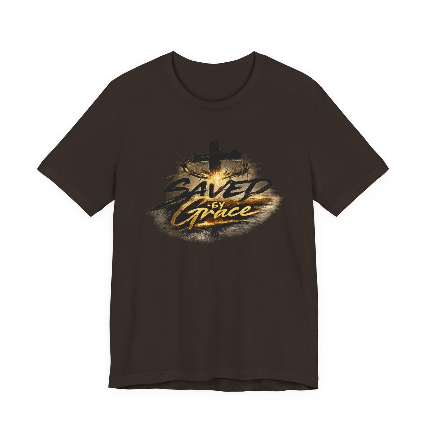 Saved By Grace T‑Shirt — Christian Cross Faith Tee