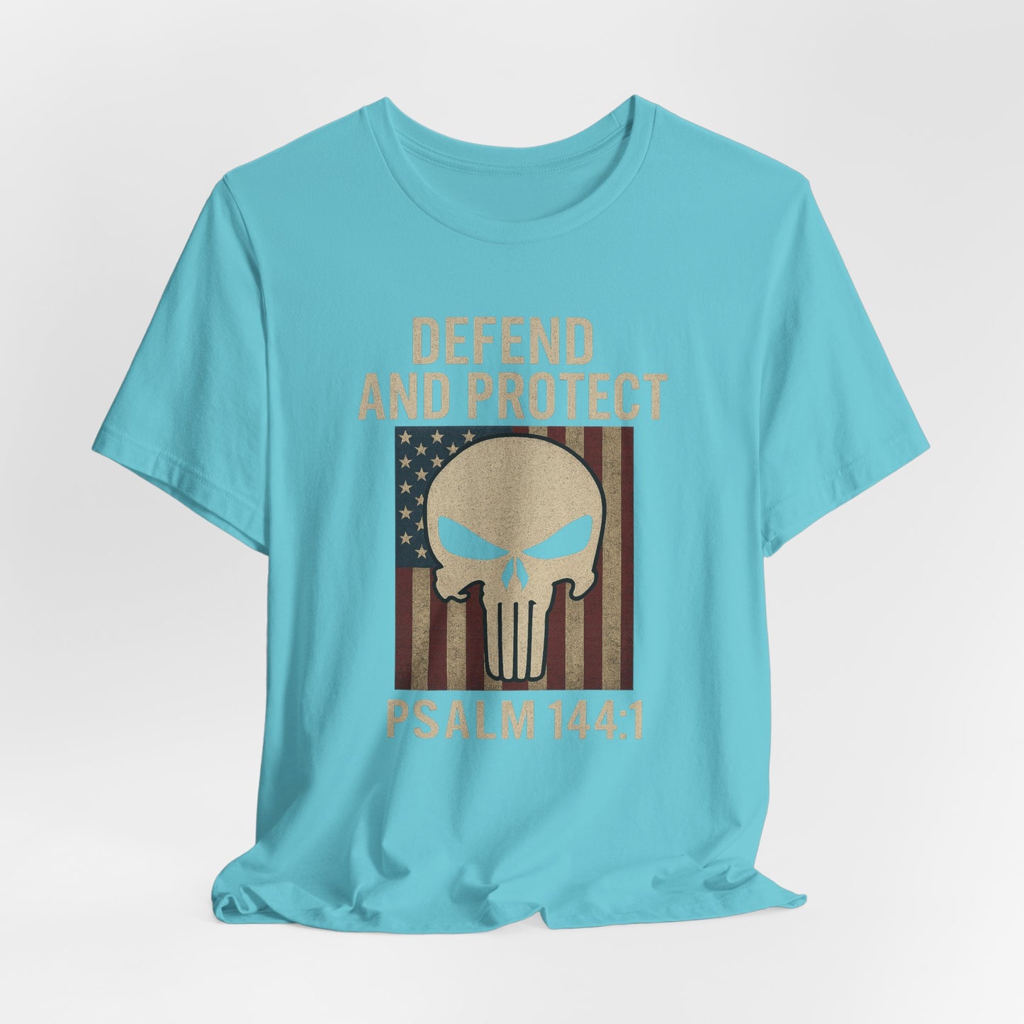 Defend and Protect Bible Verse Psalm 144:1 T-Shirt