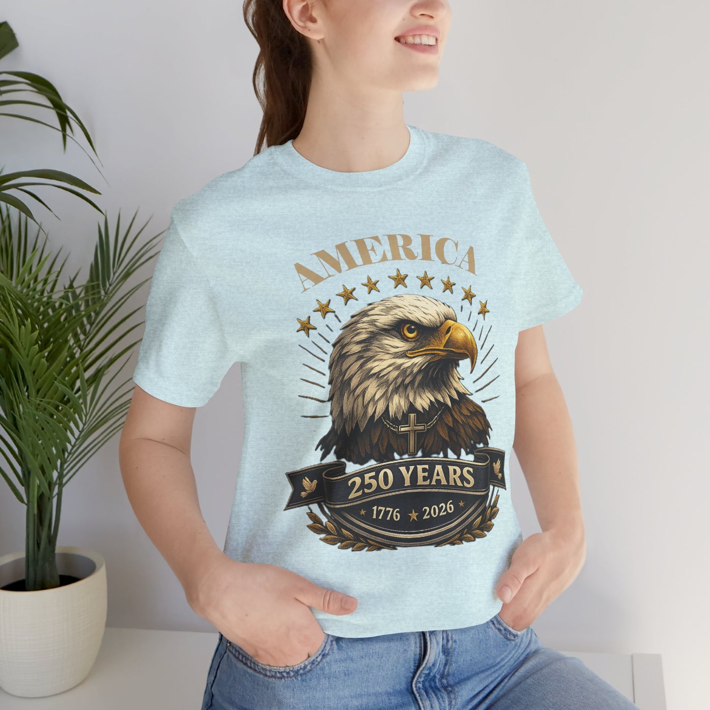 America 250th Anniversary Eagle T-Shirt — 1776–2026 Patriotic Tee