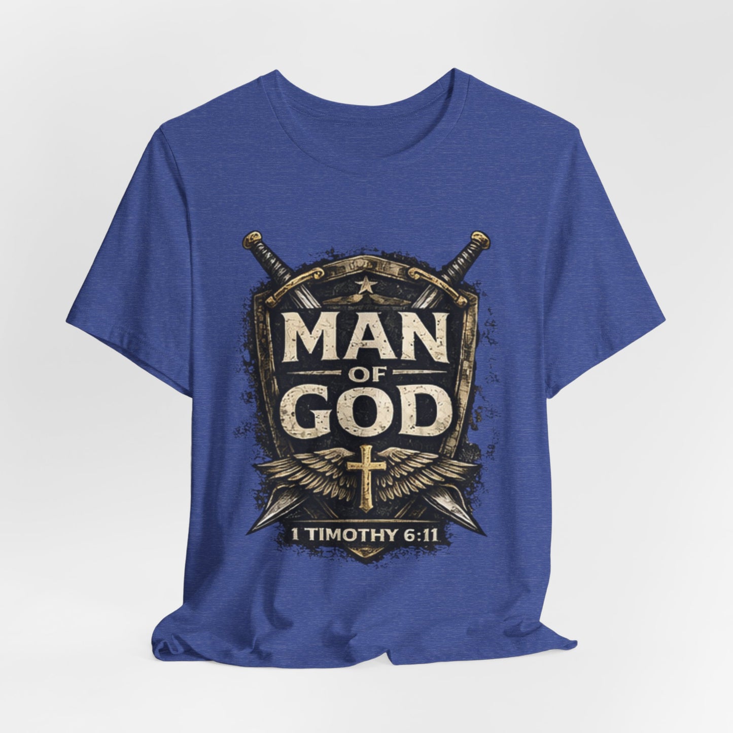 Man of God Tee — 1 Timothy 6:11 Christian Faith T-Shirt