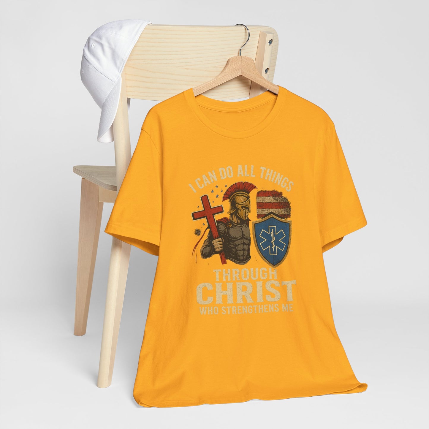 Medical Personnel Tee — "I Can Do All Things Through Christ"