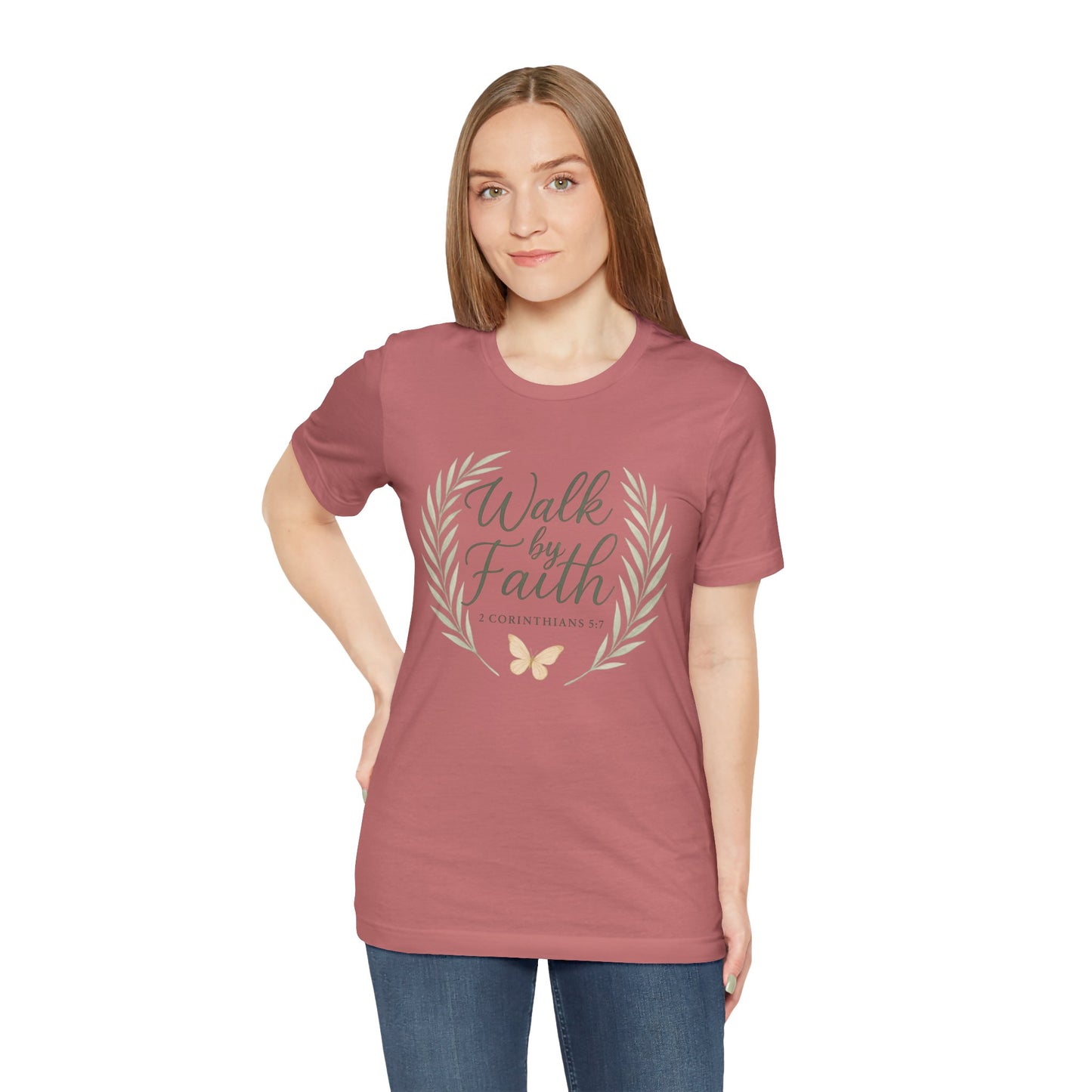 Walk by Faith T-Shirt — Inspirational Christian Tee (2 Corinthians)