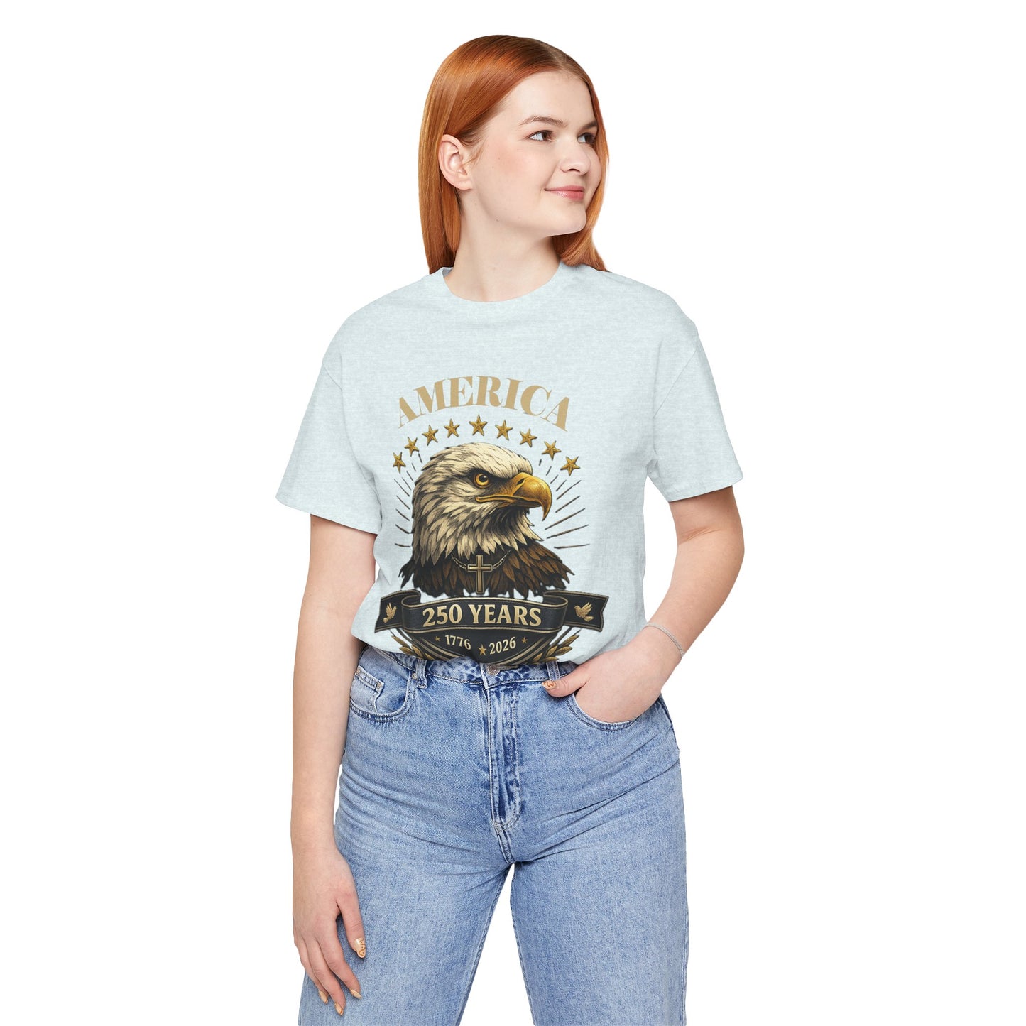 America 250th Anniversary Eagle T-Shirt — 1776–2026 Patriotic Tee