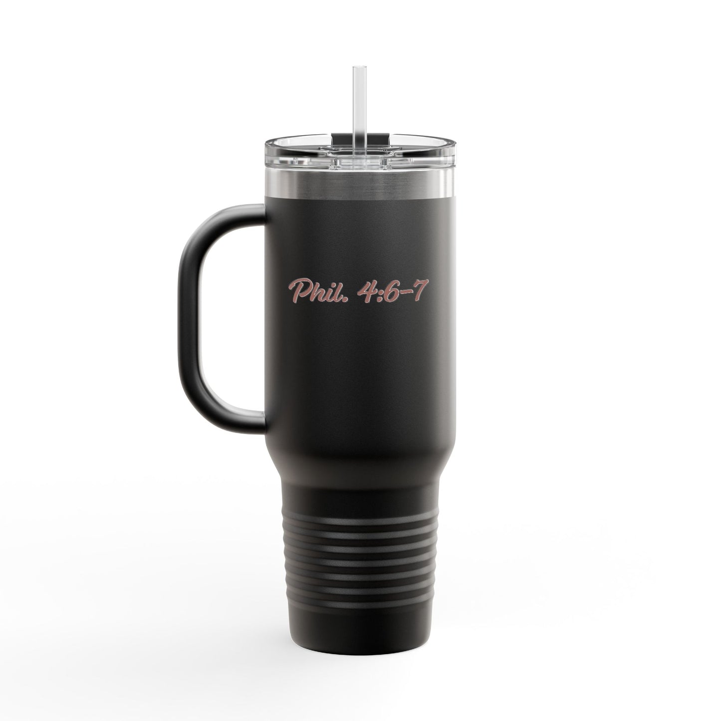 Travel Mug - "How can I pray for you" with Heart and Praying Hands Design