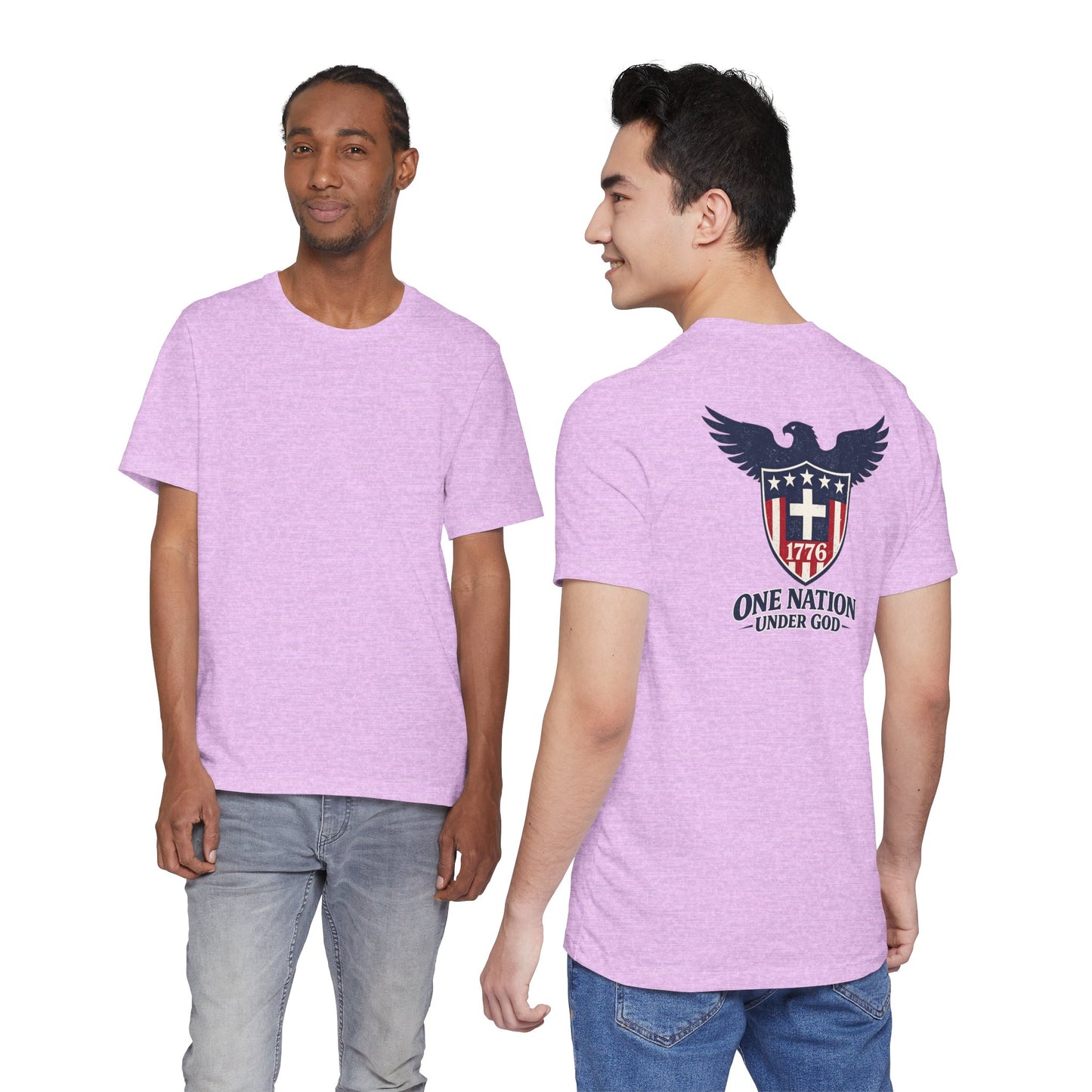 Patriotic Eagle 1776 T-Shirt — One Nation Under God Tee