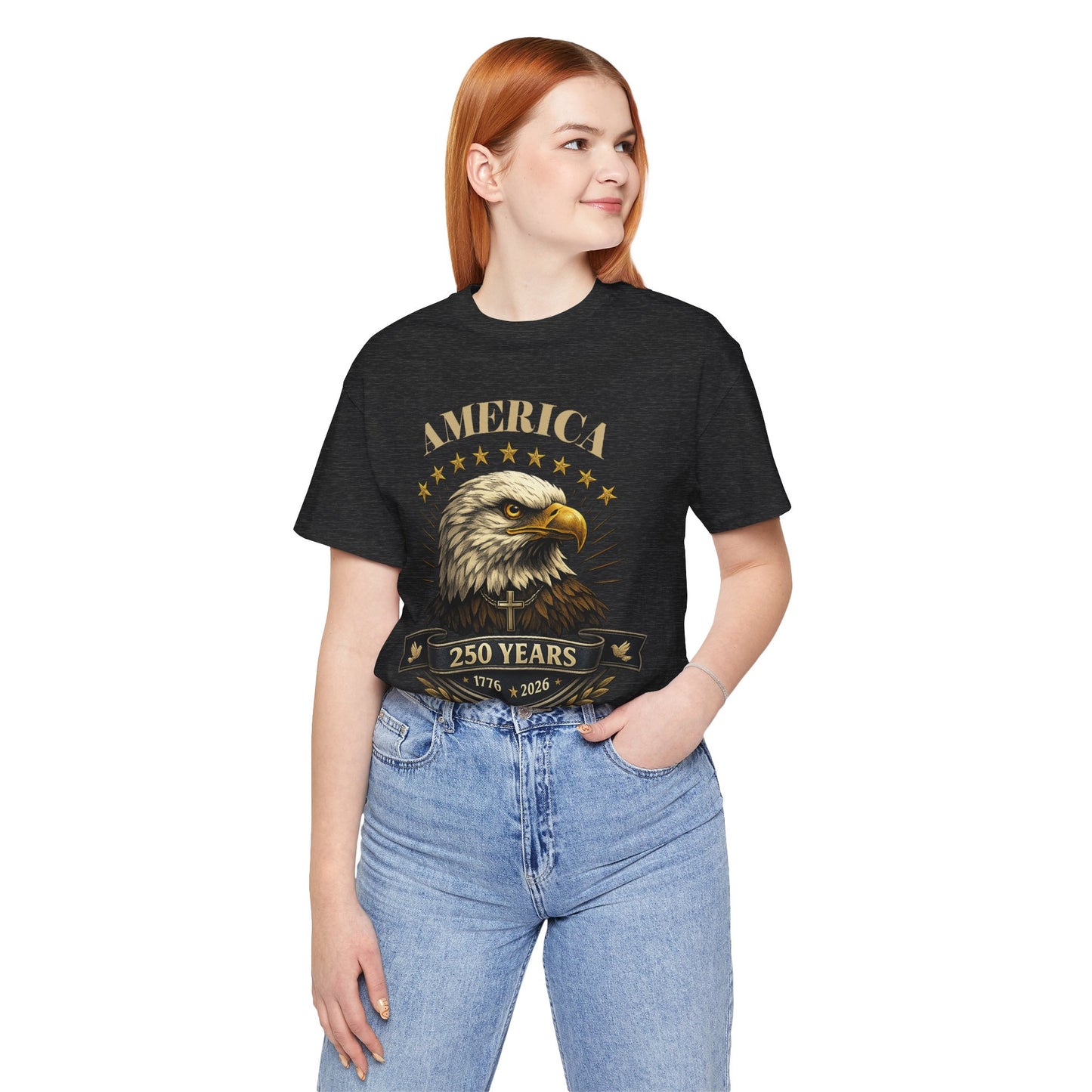 America 250th Anniversary Eagle T-Shirt — 1776–2026 Patriotic Tee