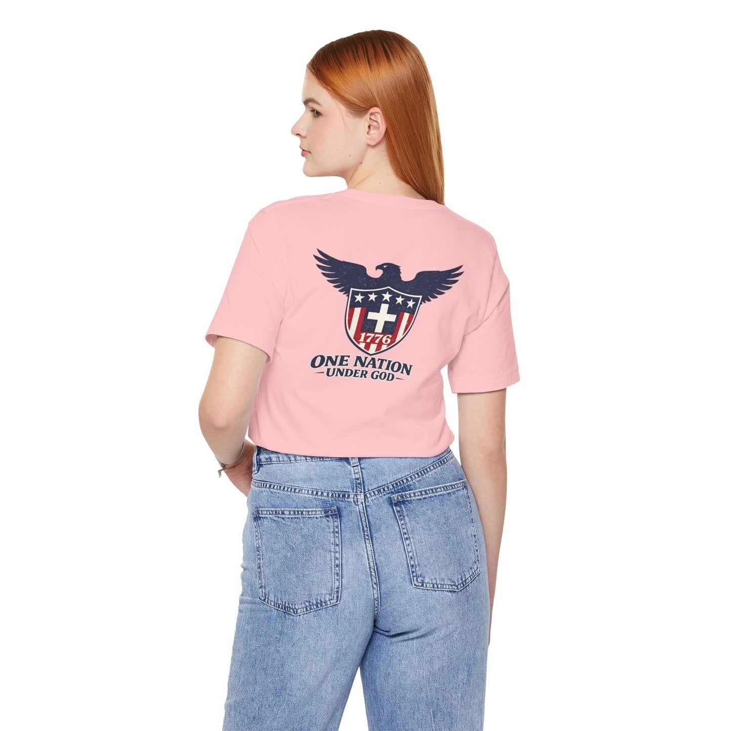 Patriotic Eagle 1776 T-Shirt — One Nation Under God Tee