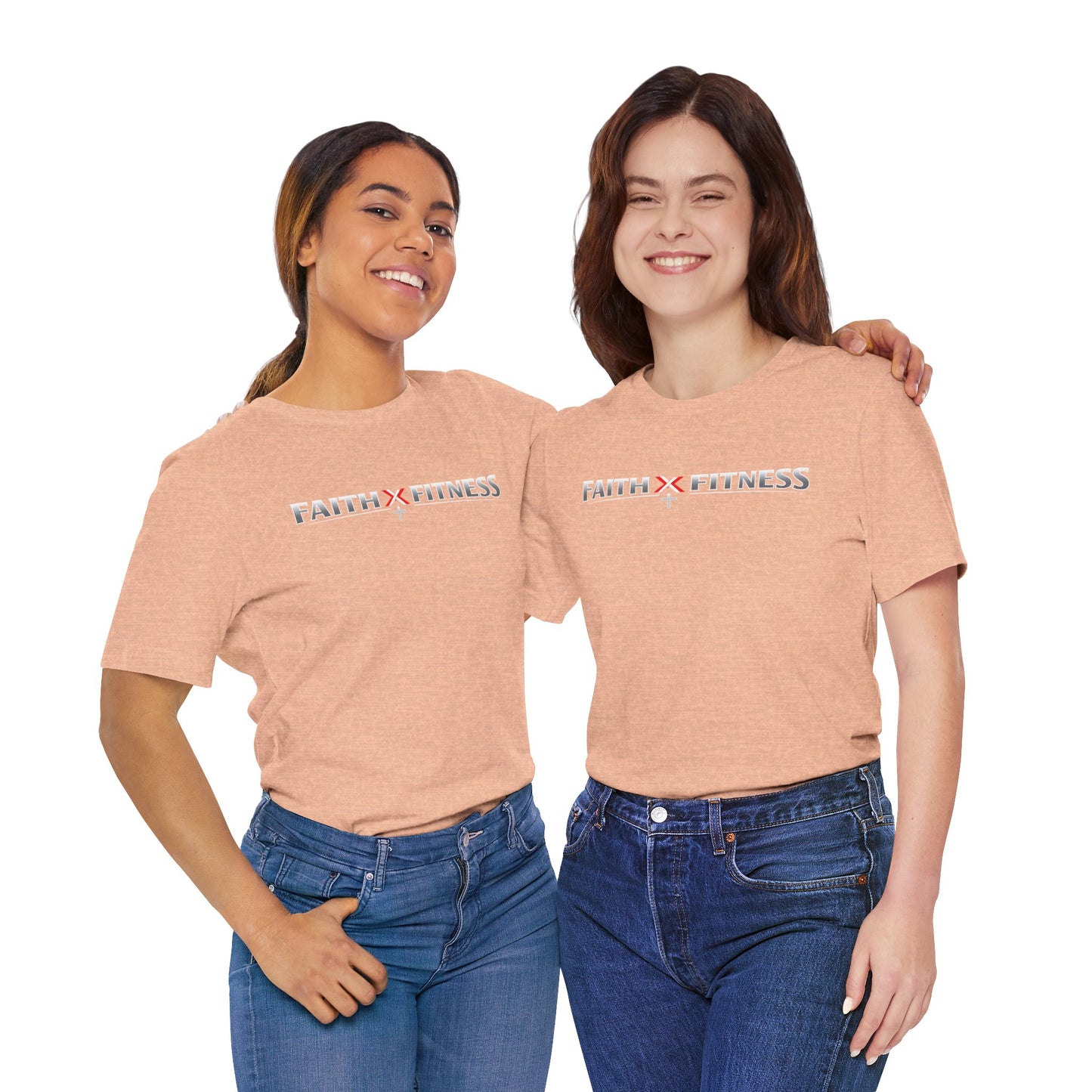 Faith x Fitness T-Shirt — Inspirational Workout Tee