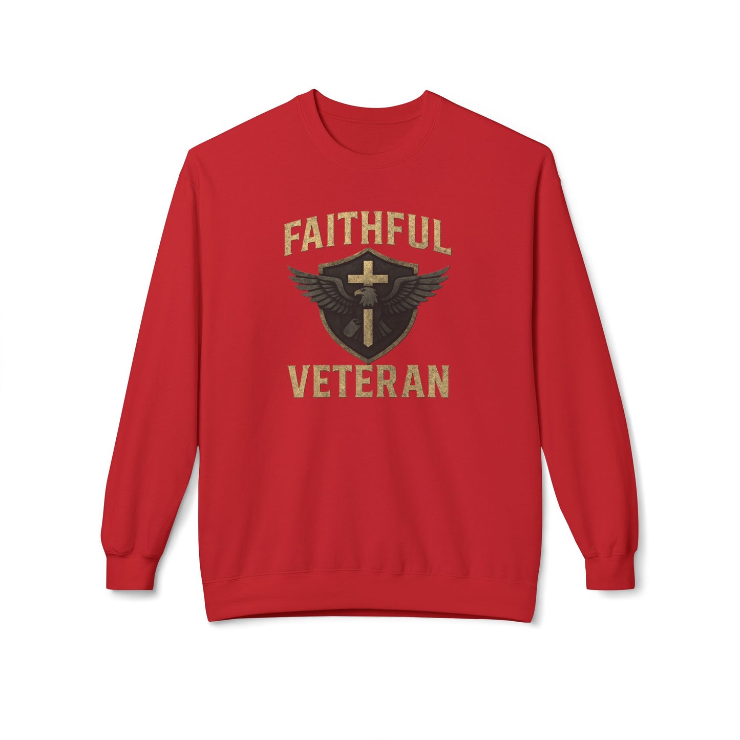 Faithful Veteran Crewneck Sweatshirt Design