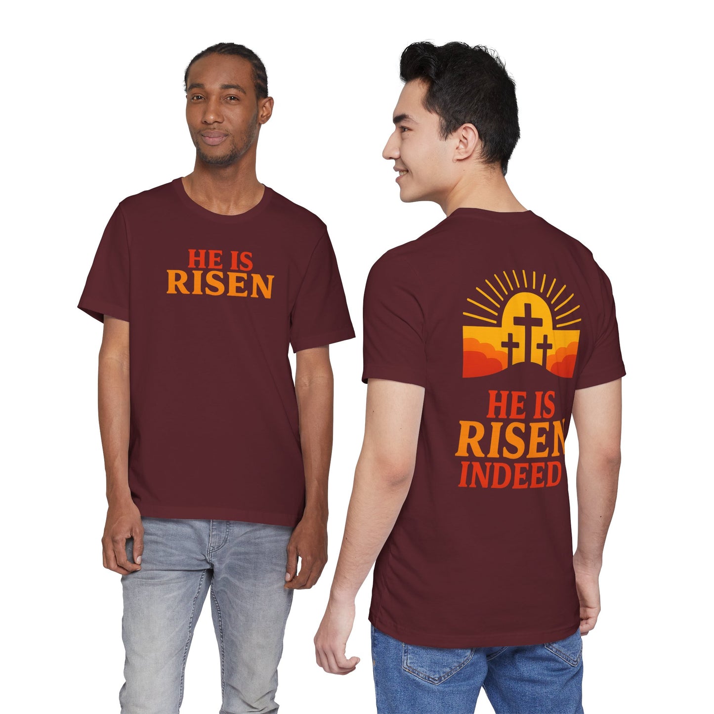 He Is Risen Indeed Tee — Easter Christian Religious T-Shirt