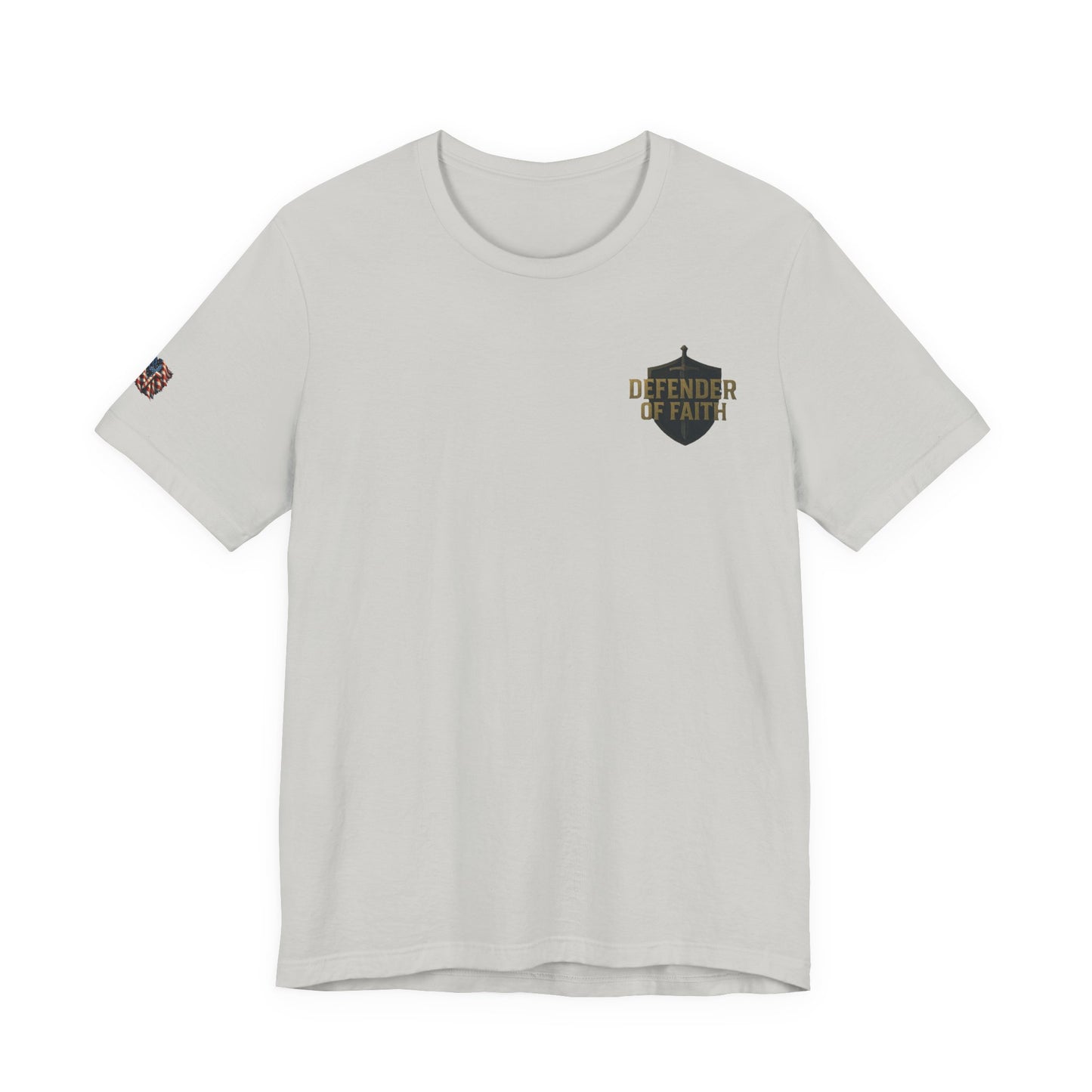 Psalm 144:1 'Defender of Faith' T-Shirt — Christian Scripture Tee