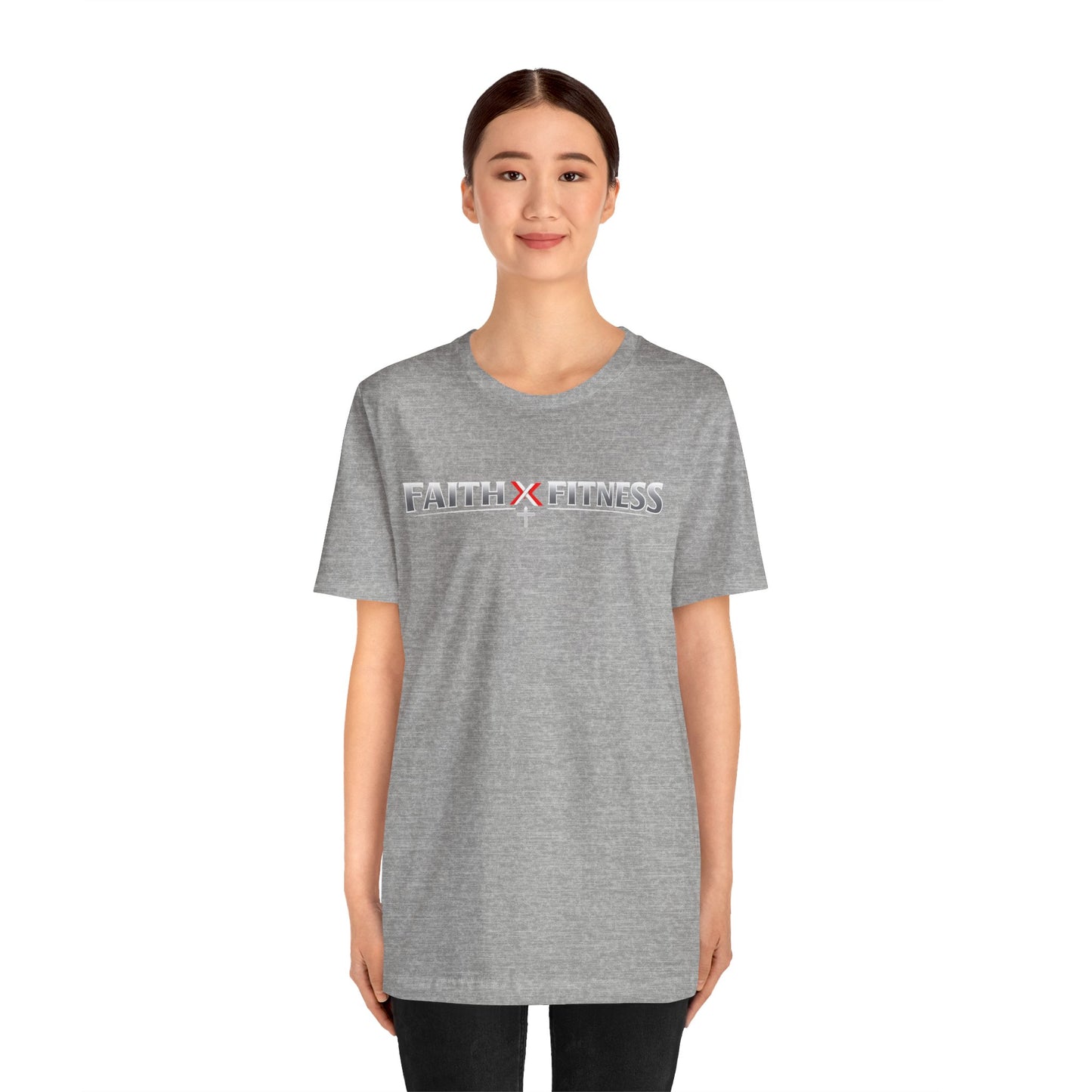 Faith x Fitness T-Shirt — Inspirational Workout Tee