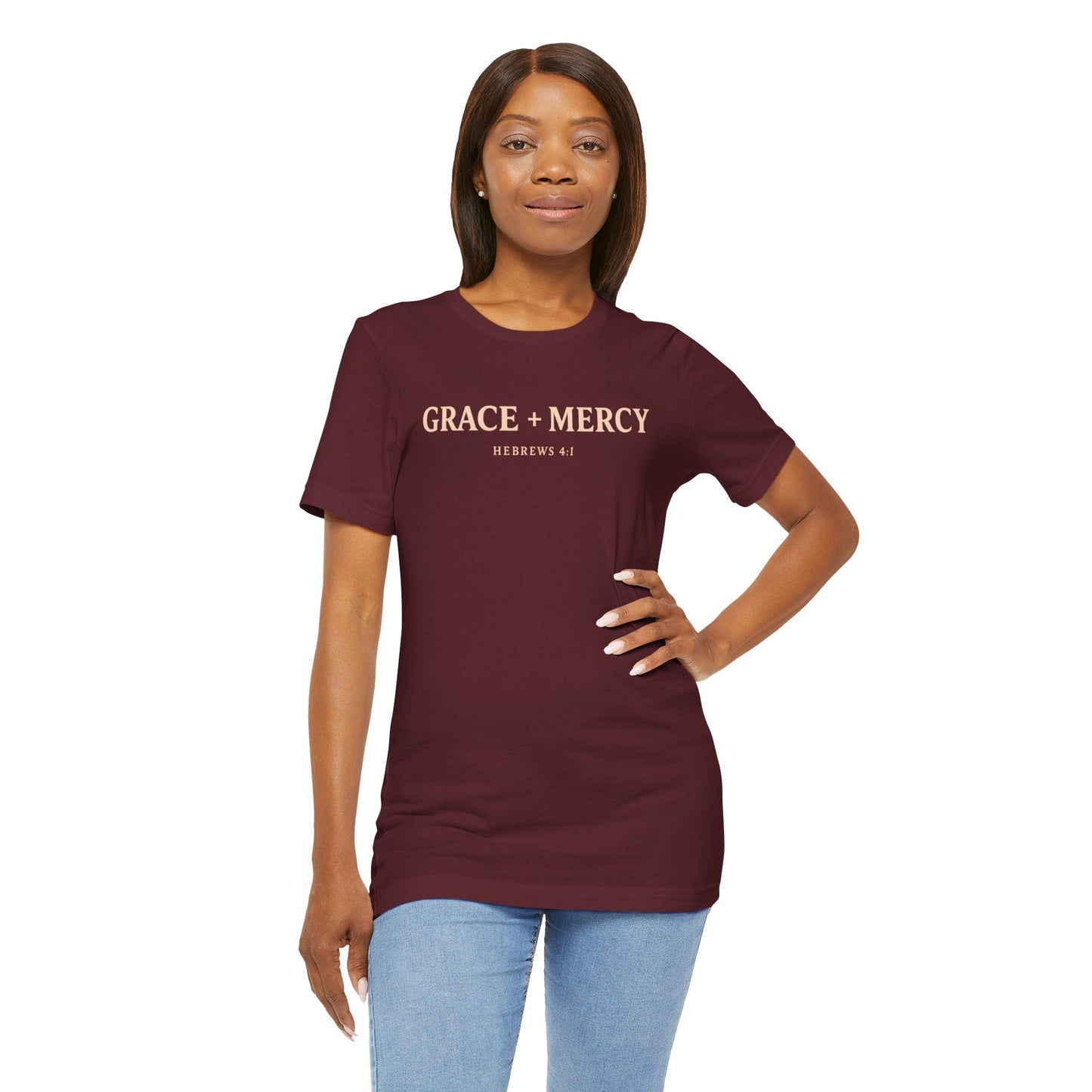 Grace + Mercy Graphic T-Shirt — Faith-Inspired Christian Tee