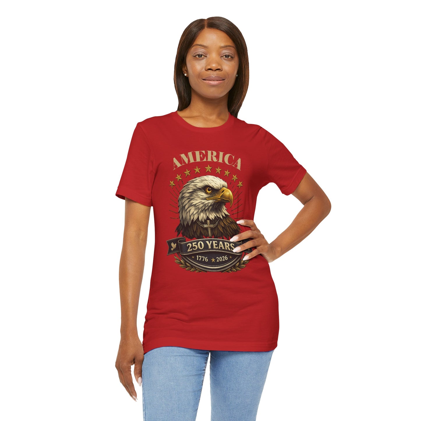 America 250th Anniversary Eagle T-Shirt — 1776–2026 Patriotic Tee