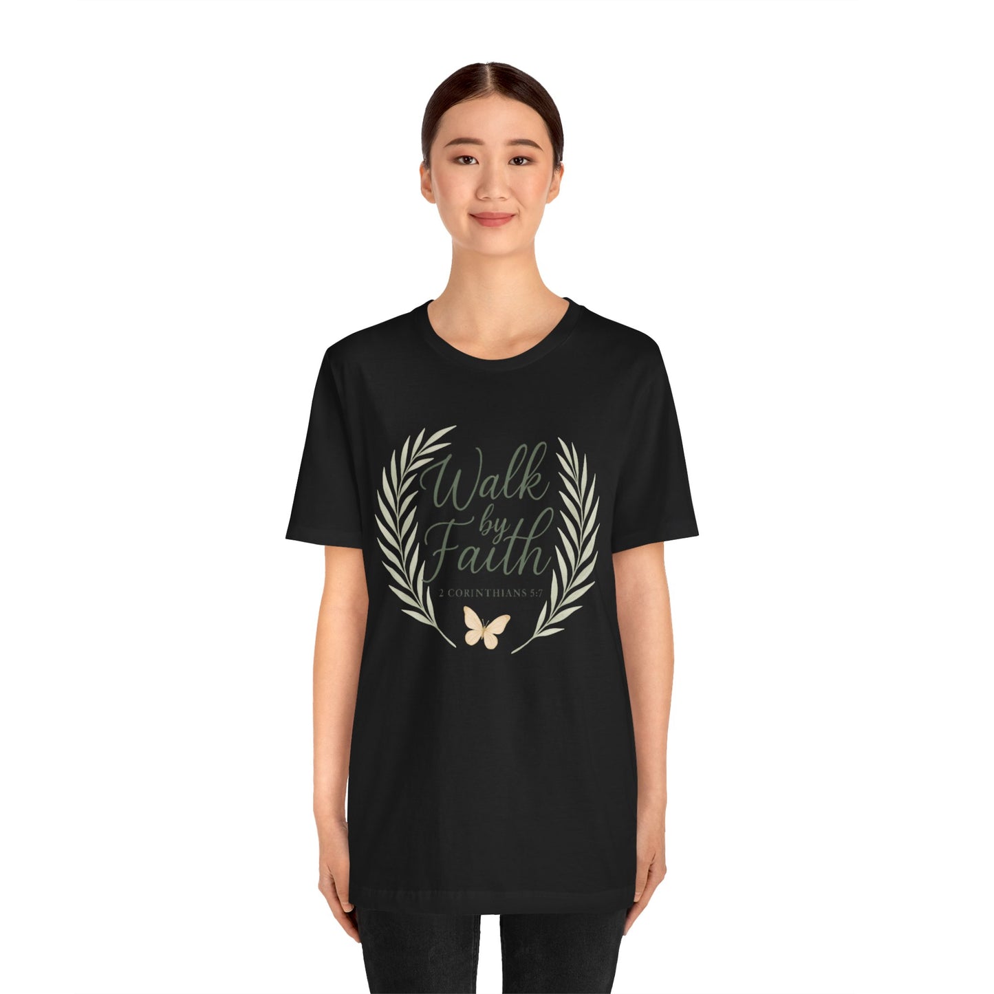 Walk by Faith T-Shirt — Inspirational Christian Tee (2 Corinthians)