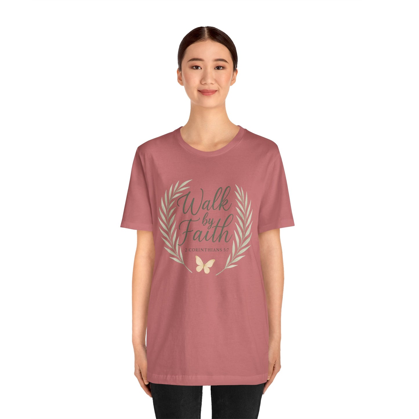 Walk by Faith T-Shirt — Inspirational Christian Tee (2 Corinthians)