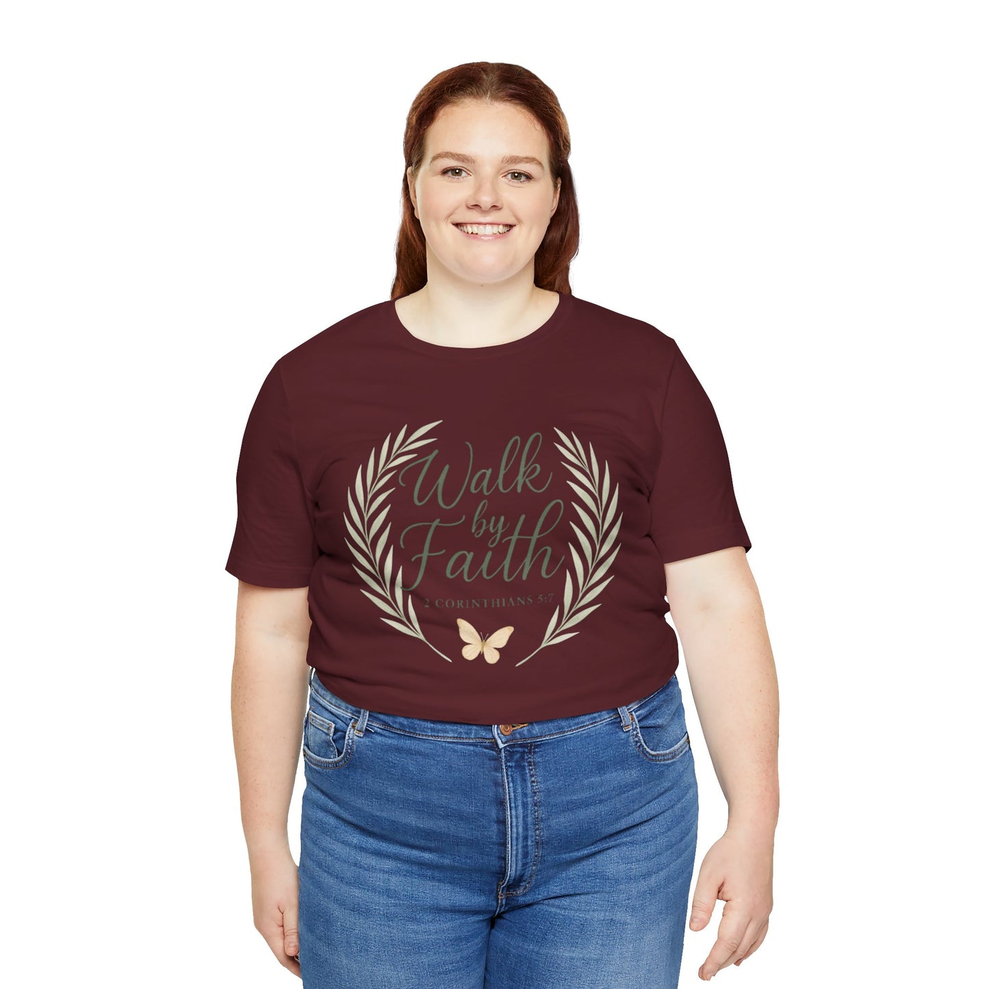 Walk by Faith T-Shirt — Inspirational Christian Tee (2 Corinthians)