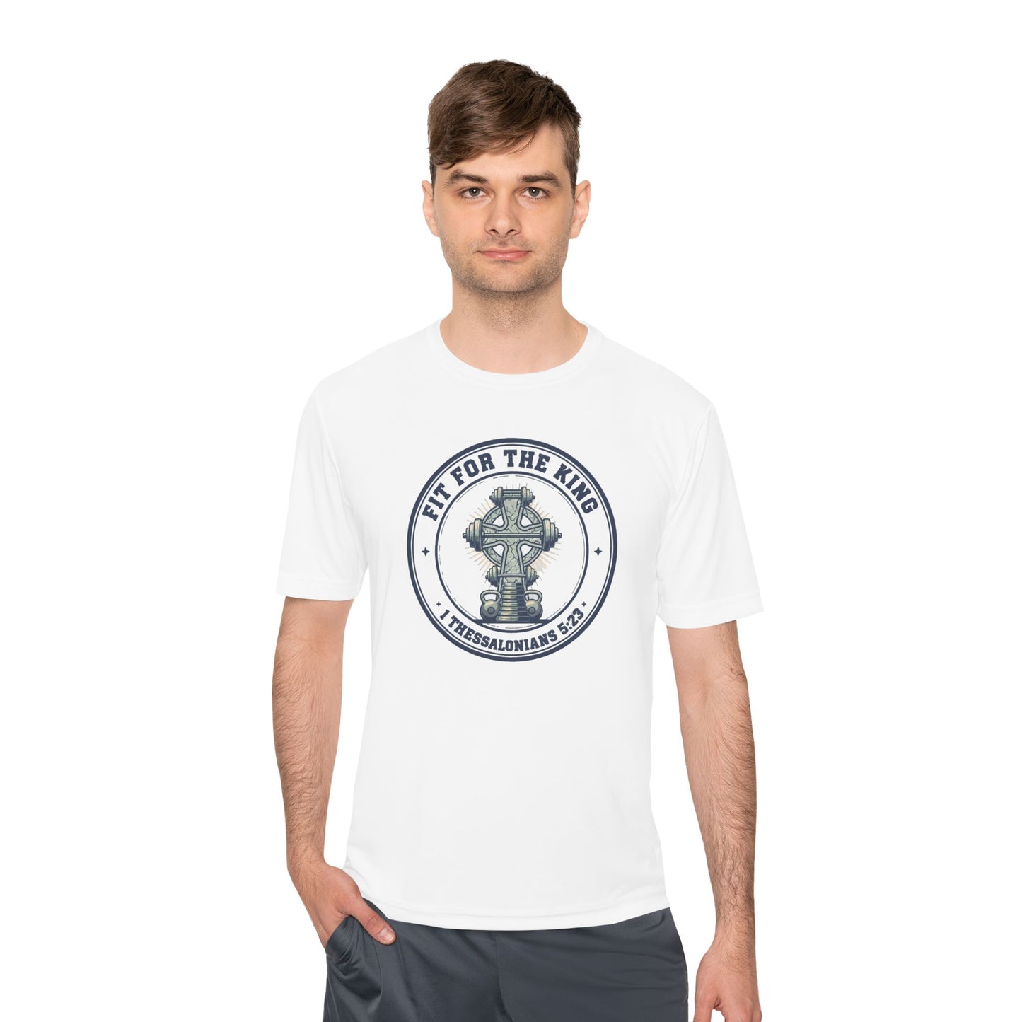Philippians 4:13 'Strength in Christ' Workout Tee — I Can Do All Things