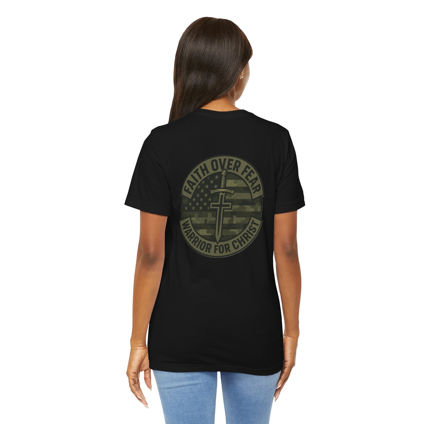 Faith Over Fear "Warrior for Christ" T-Shirt