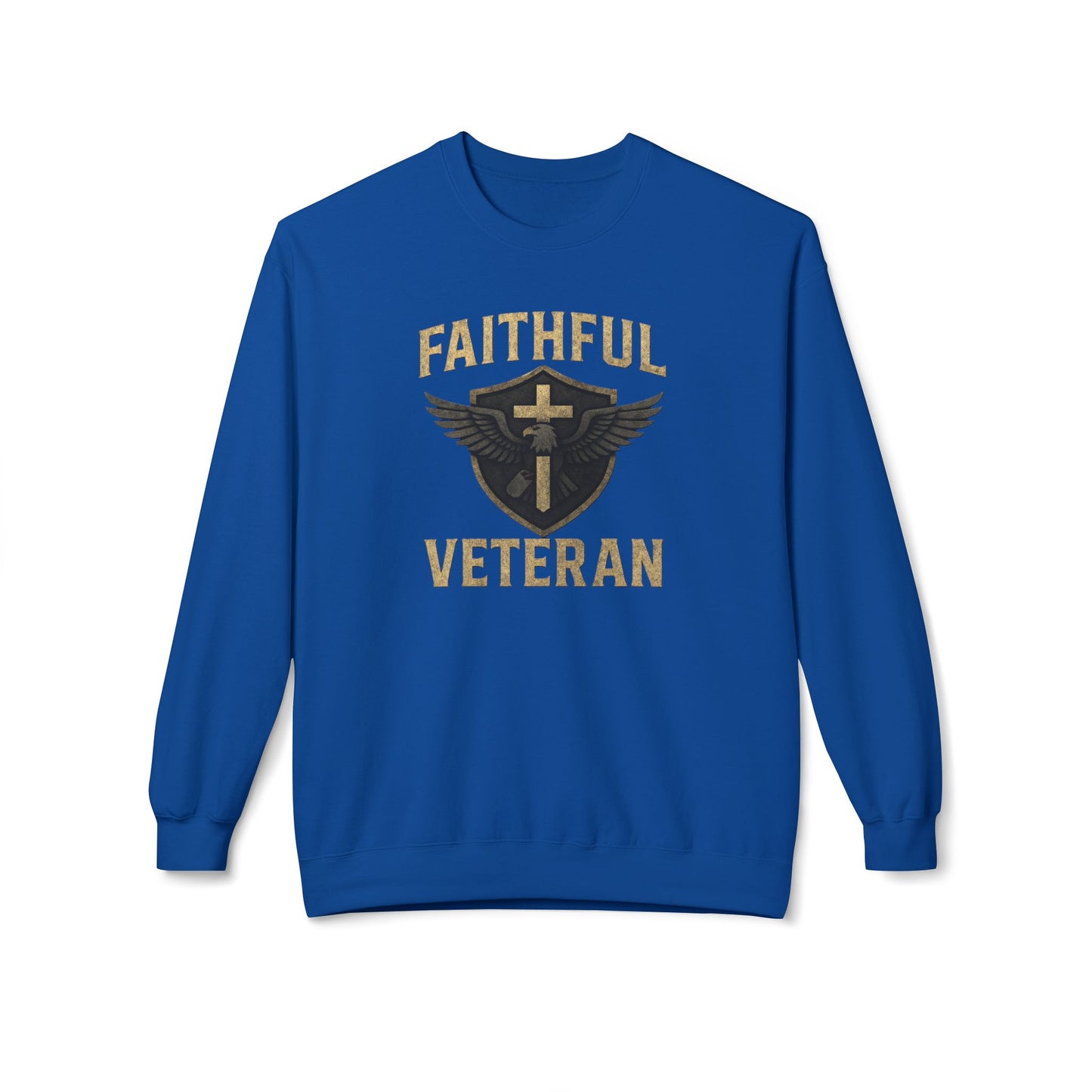 Faithful Veteran Crewneck Sweatshirt Design