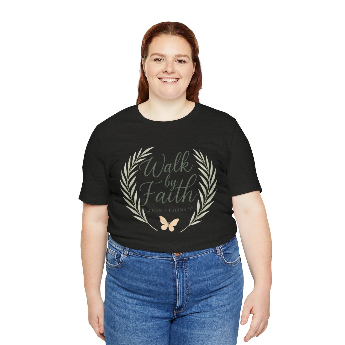Walk by Faith T-Shirt — Inspirational Christian Tee (2 Corinthians)