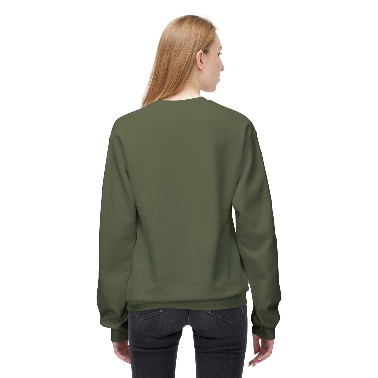 Fleece Sweatshirt - Bible Verse EPHESIANS 6:11 'FRONTLINE FOR THE KINGDOM'