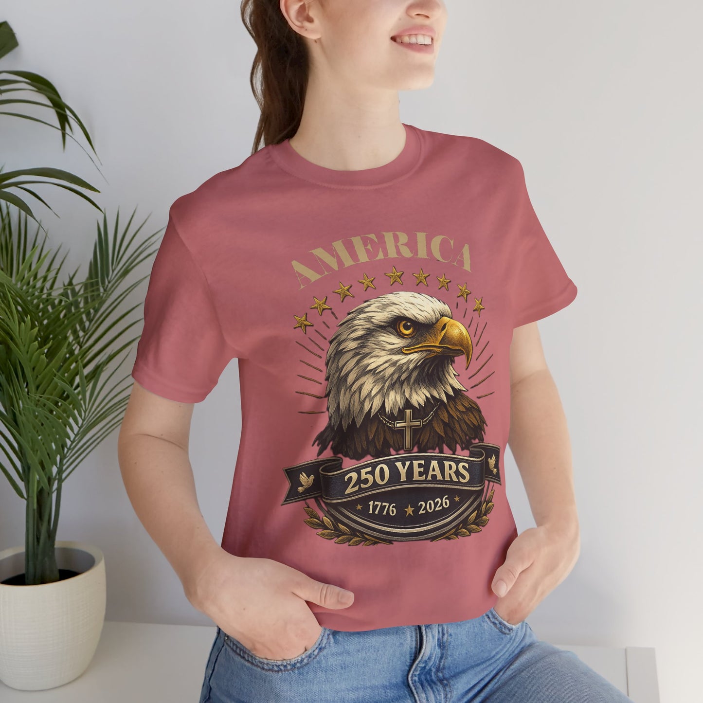 America 250th Anniversary Eagle T-Shirt — 1776–2026 Patriotic Tee