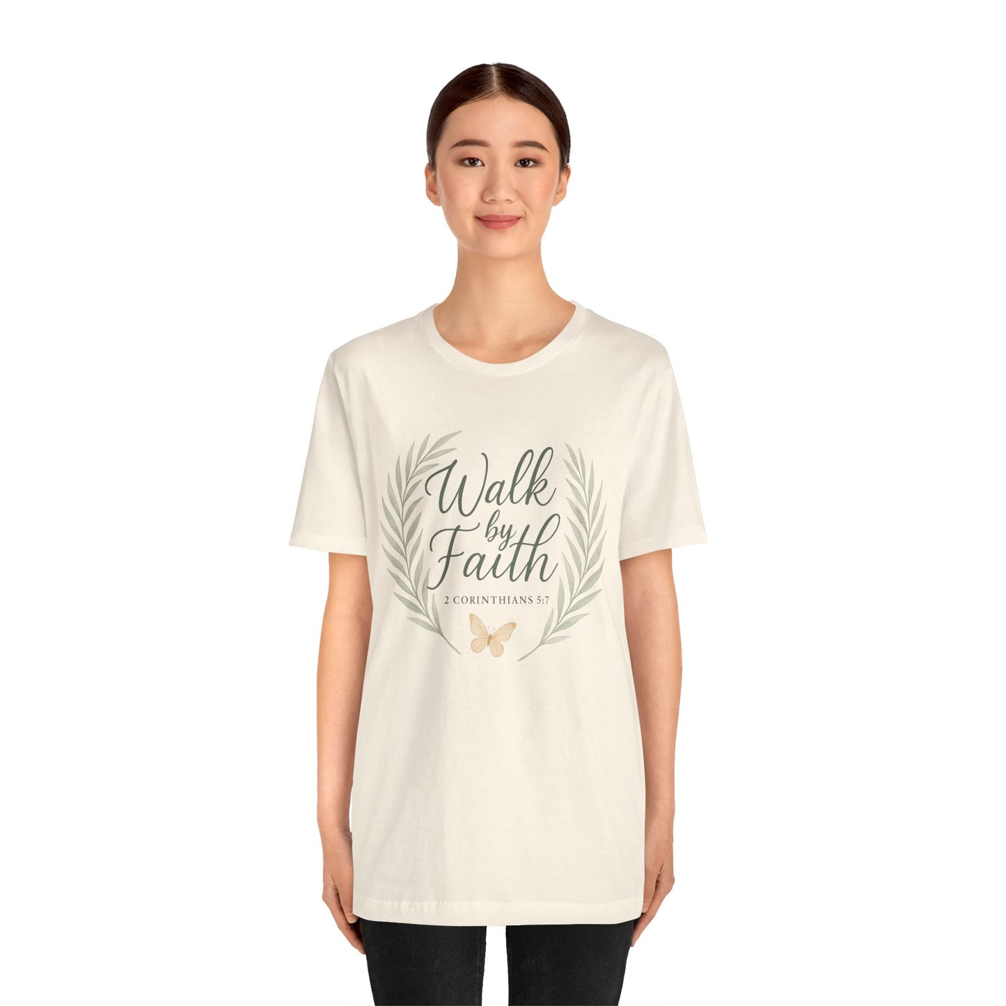 Walk by Faith T-Shirt — Inspirational Christian Tee (2 Corinthians)