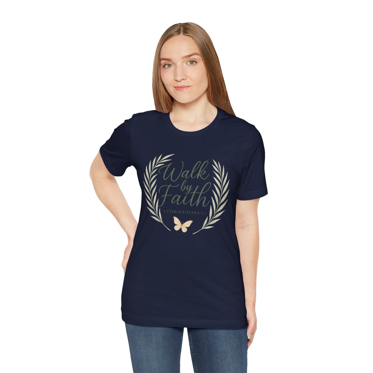 Walk by Faith T-Shirt — Inspirational Christian Tee (2 Corinthians)