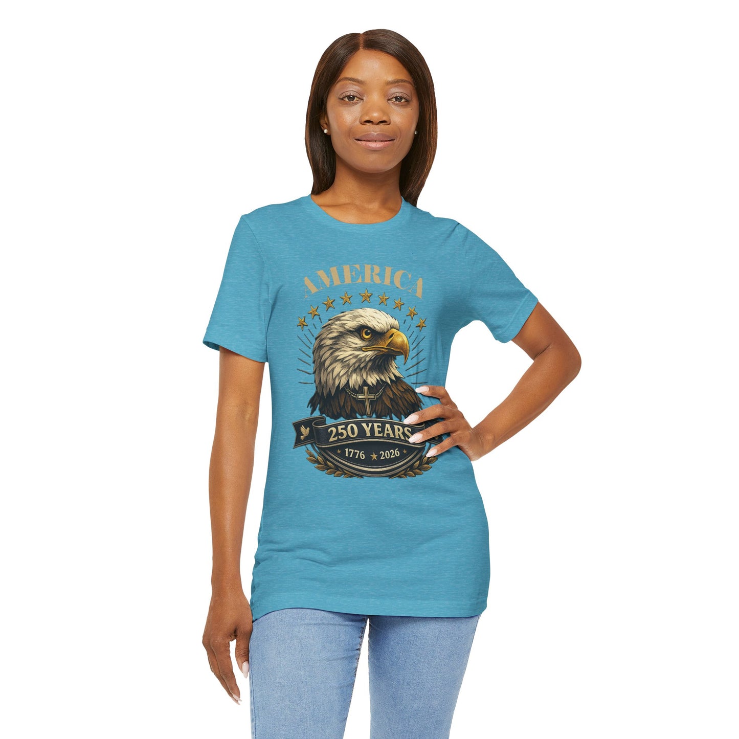 America 250th Anniversary Eagle T-Shirt — 1776–2026 Patriotic Tee