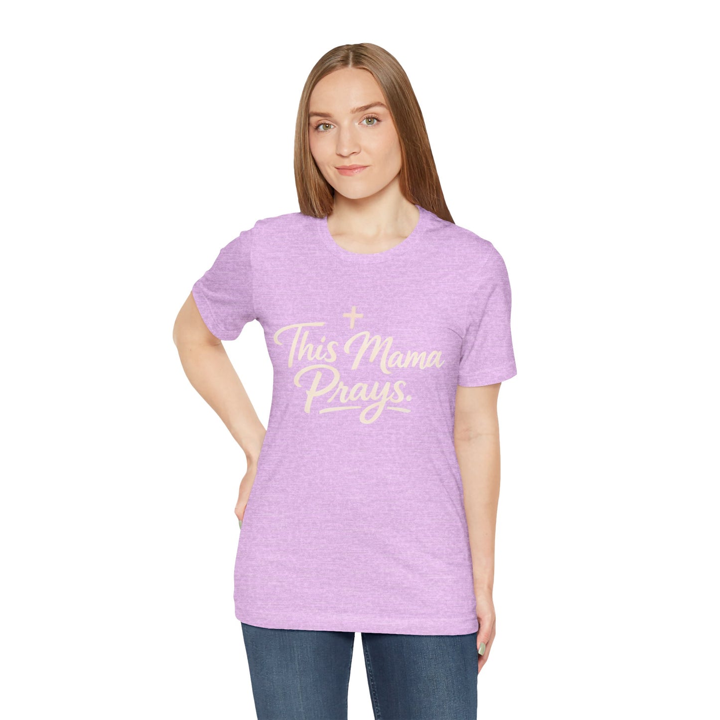 T-Shirt — “This Mama Prays” Faith Graphic Tee