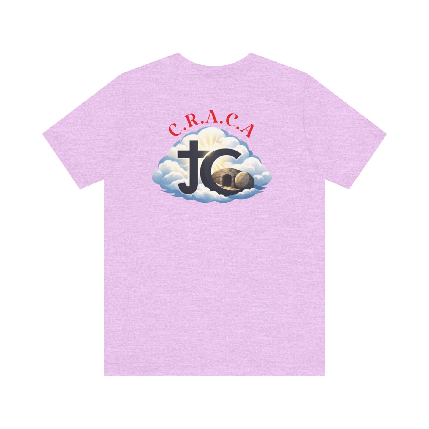 Christian JC Cross Tee — CRACA (Crucified.Risen.And.Coming.Again) Graphic T‑Shirt