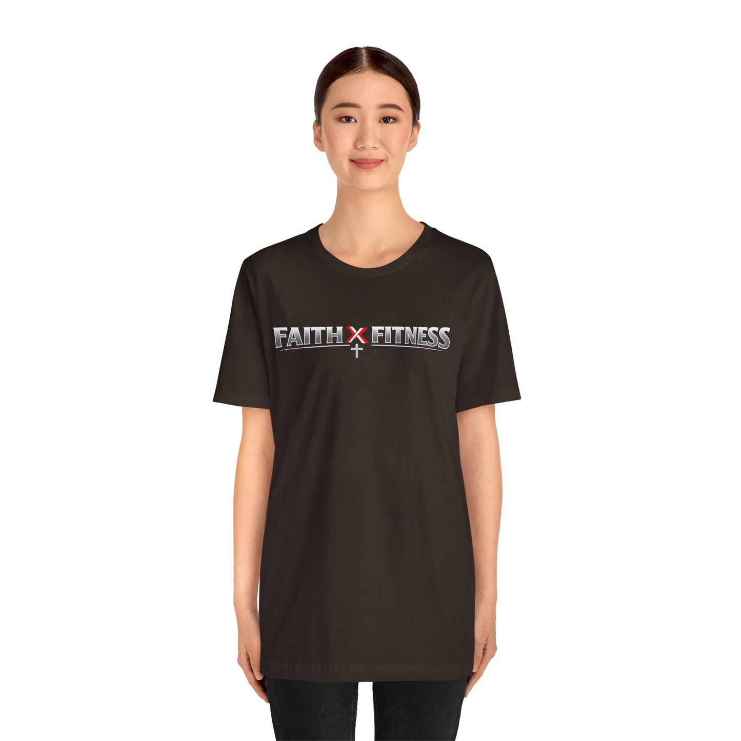 Faith x Fitness T-Shirt — Inspirational Workout Tee