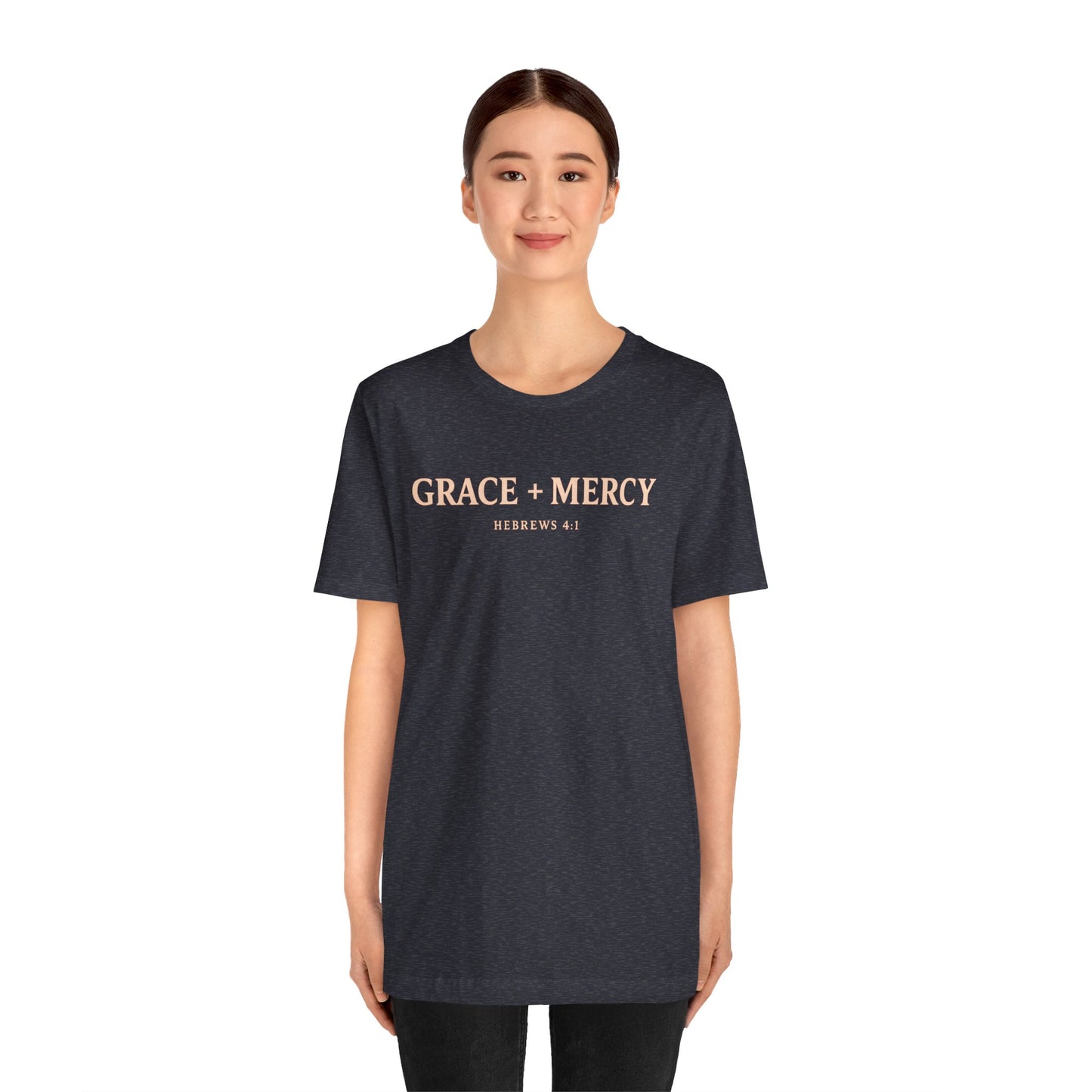 Grace + Mercy Graphic T-Shirt — Faith-Inspired Christian Tee