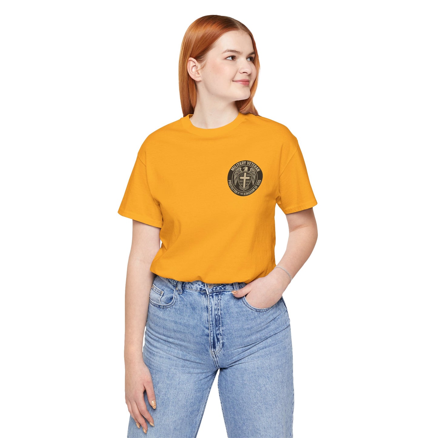Veteran Protector Tee — "Military Veteran Protector of the Kingdom of God"