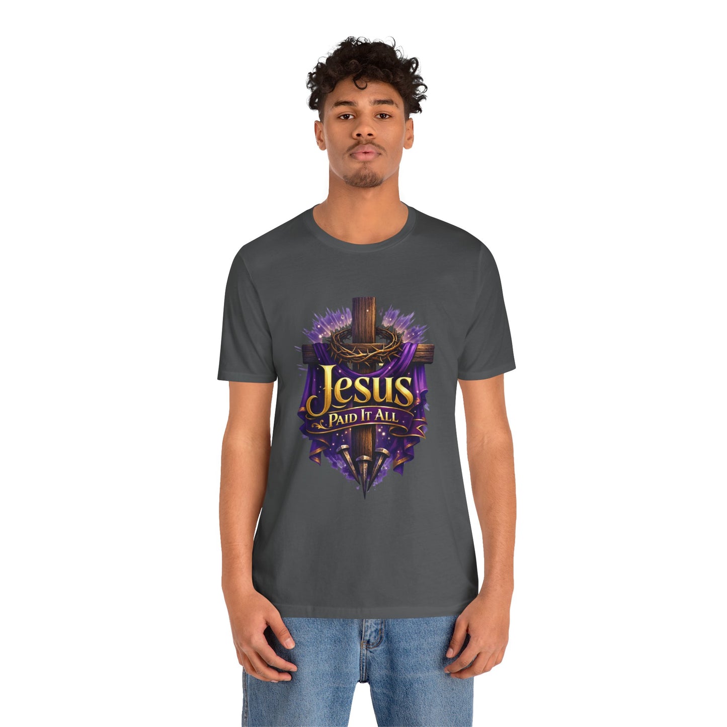 Jesus Paid It All Christian Cross Tee