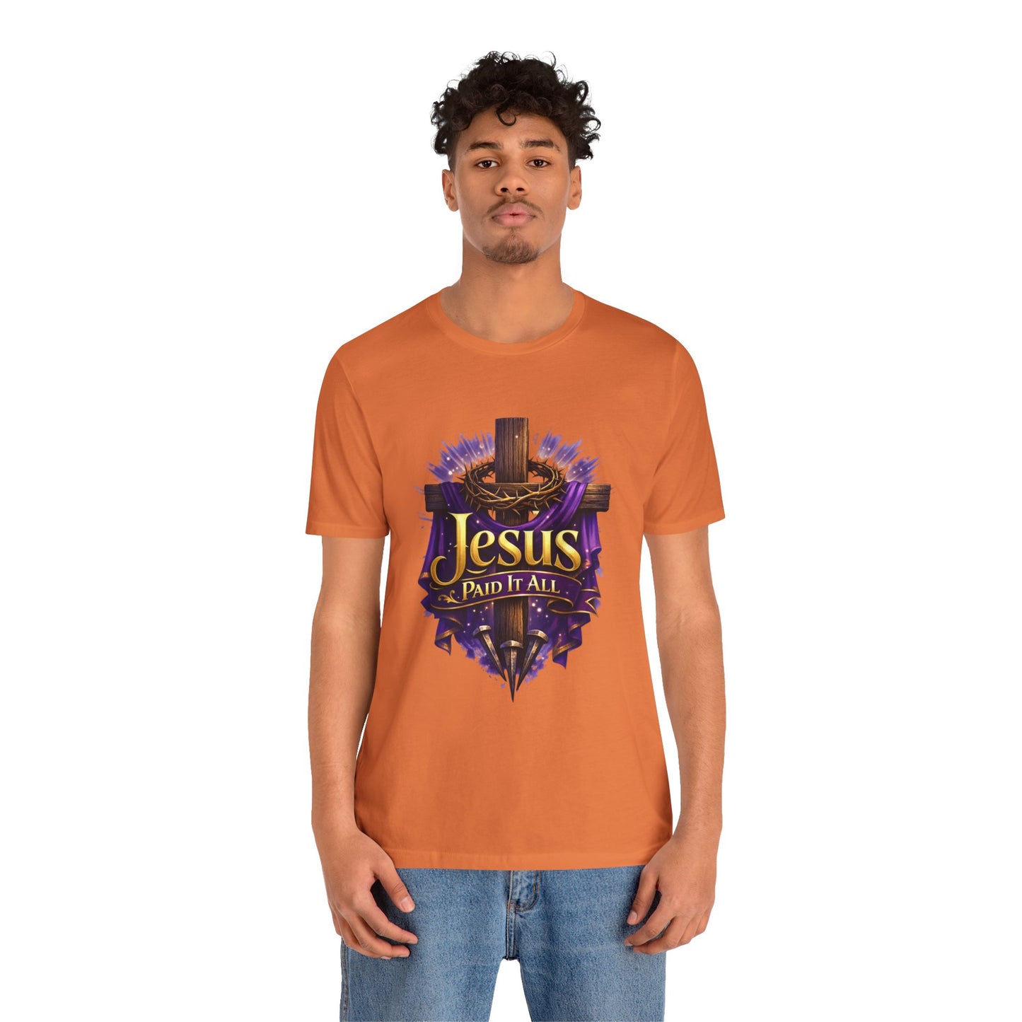 Jesus Paid It All Christian Cross Tee