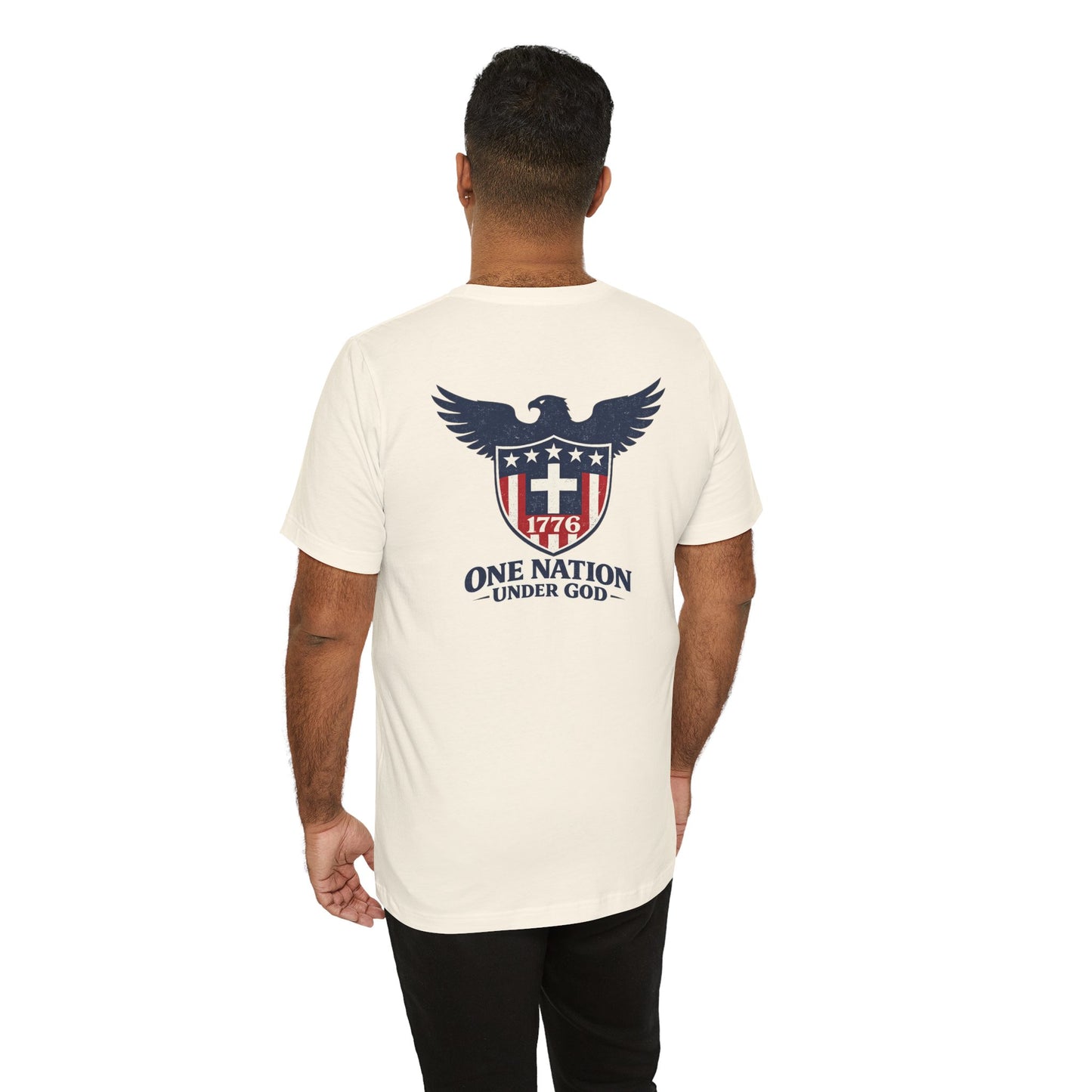 Patriotic Eagle 1776 T-Shirt — One Nation Under God Tee