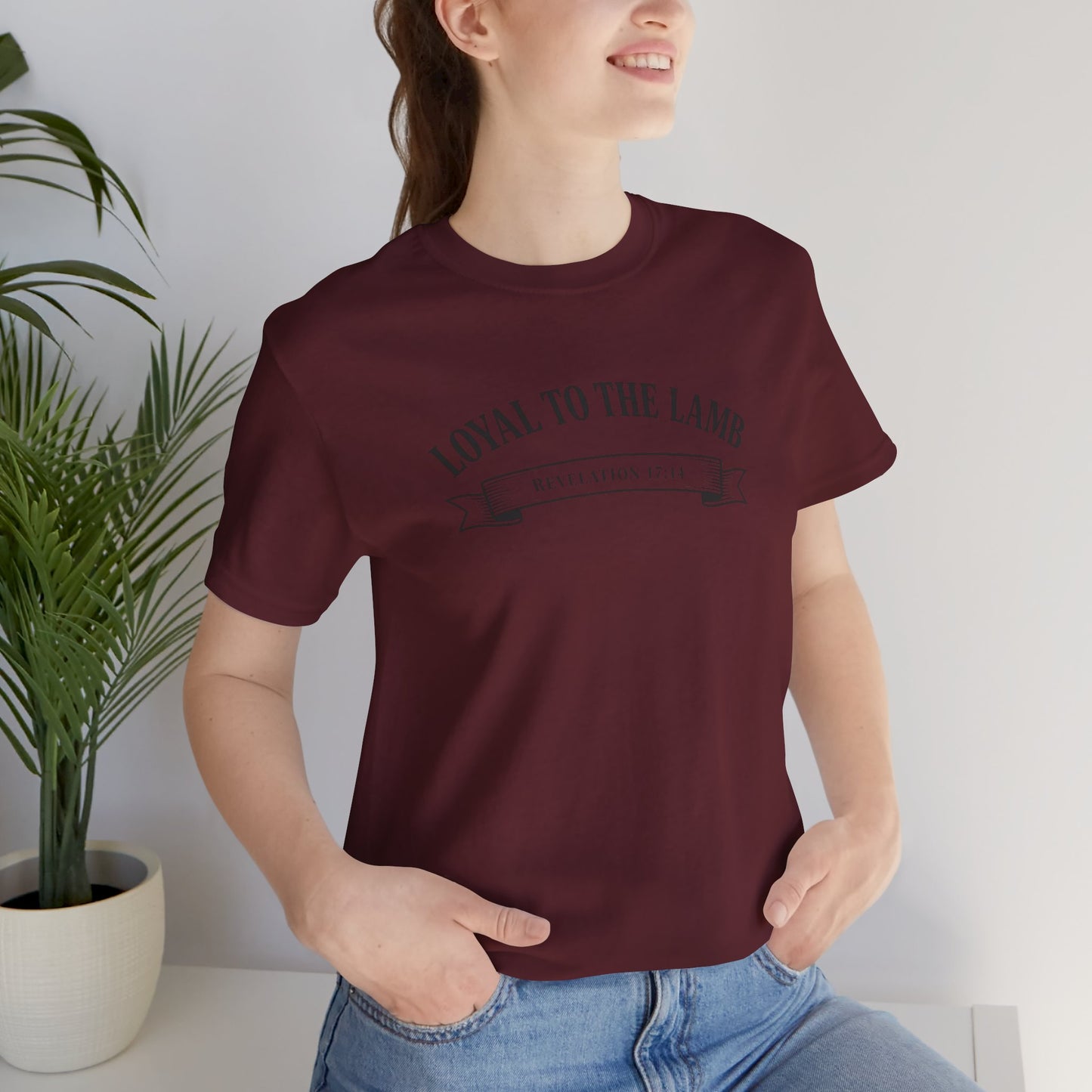 Loyal to the Lamb Tee — Christian Faith Short Sleeve T-Shirt
