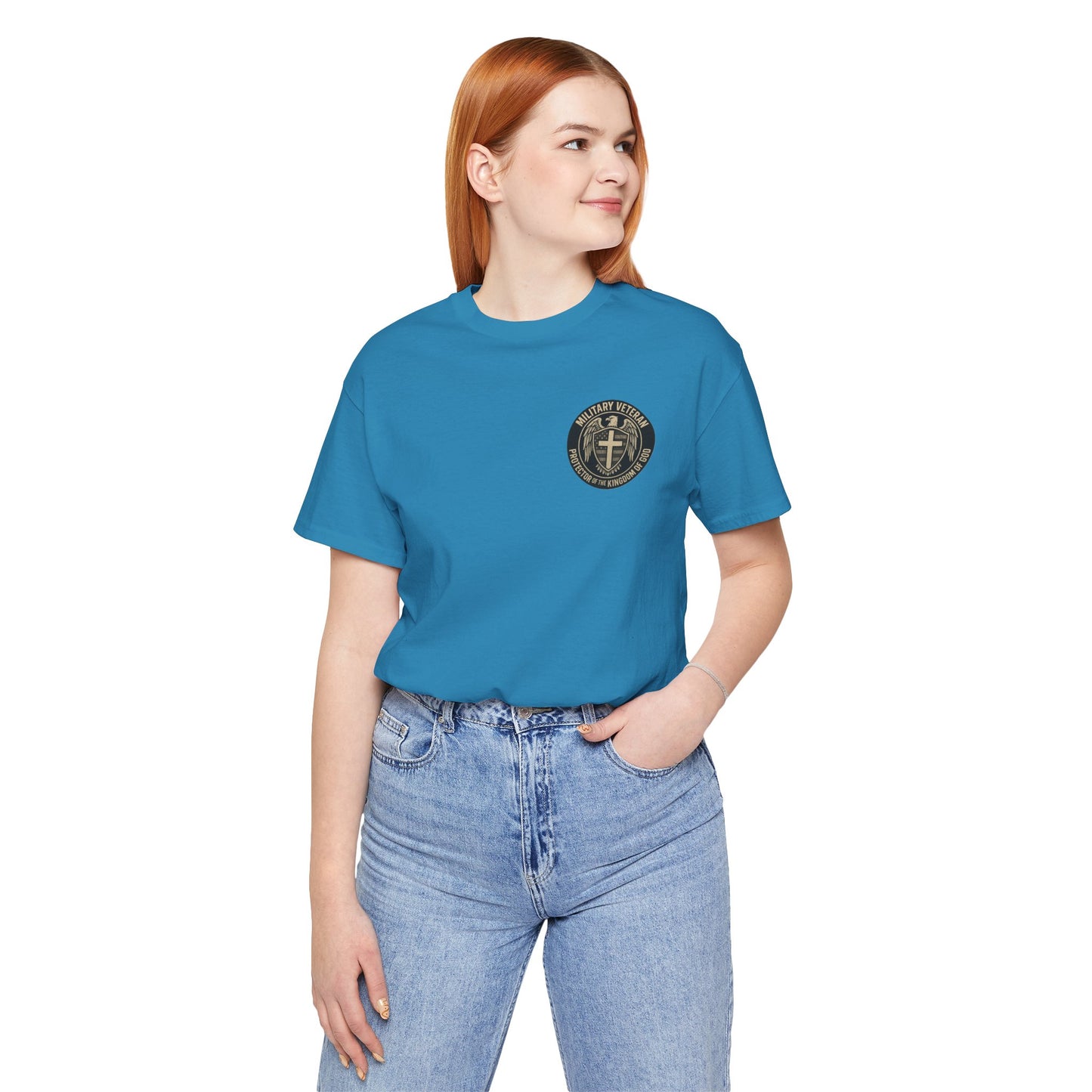 Veteran Protector Tee — "Military Veteran Protector of the Kingdom of God"