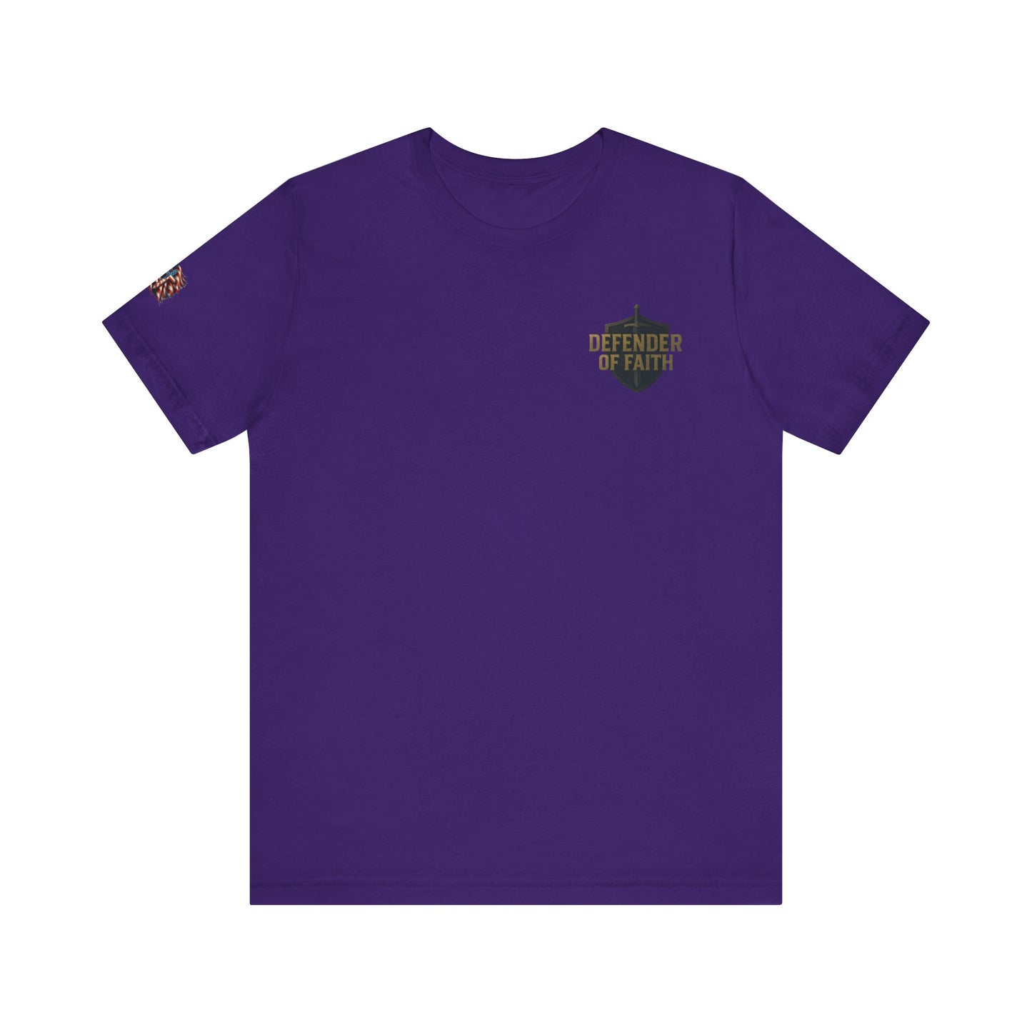 Psalm 144:1 'Defender of Faith' T-Shirt — Christian Scripture Tee