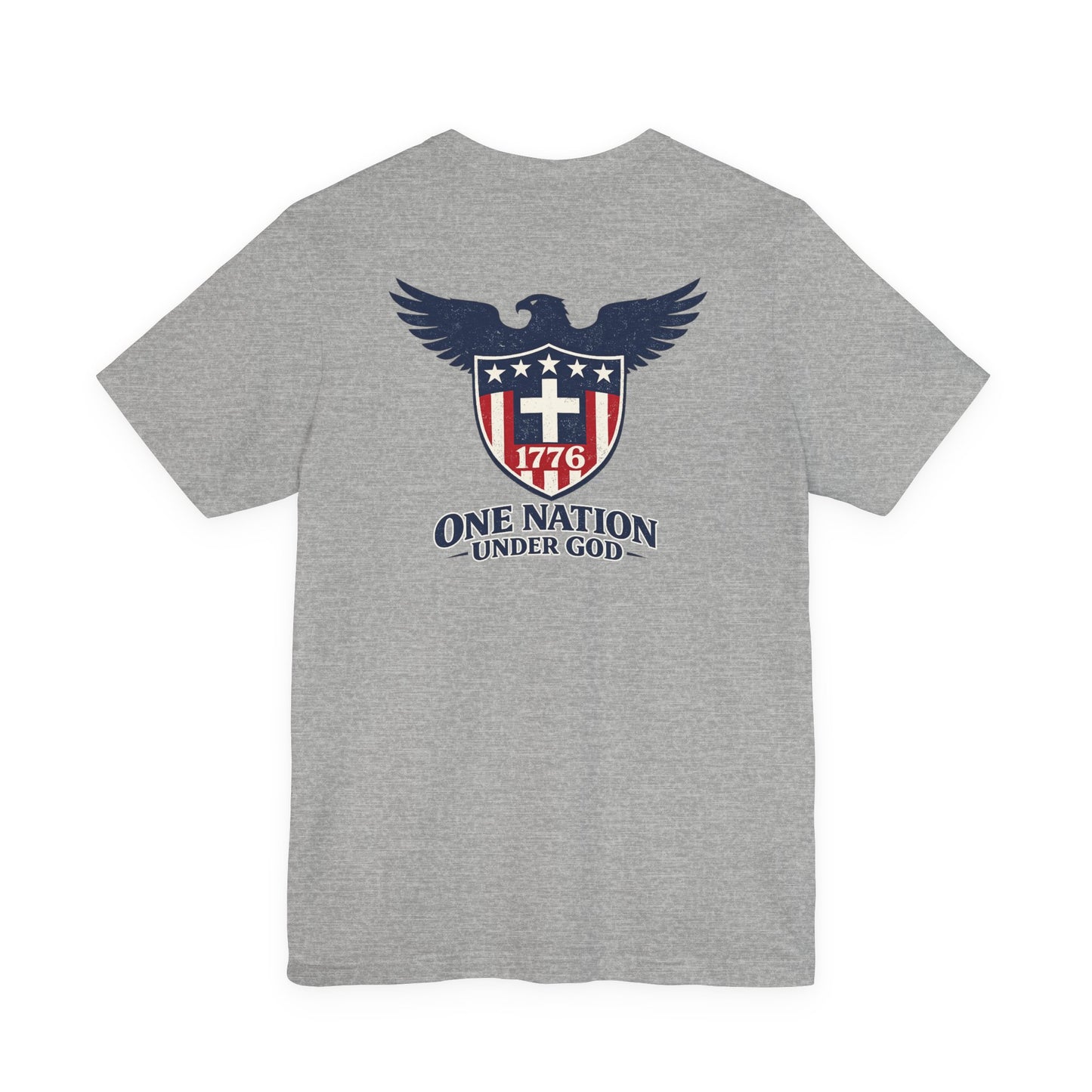 Patriotic Eagle 1776 T-Shirt — One Nation Under God Tee