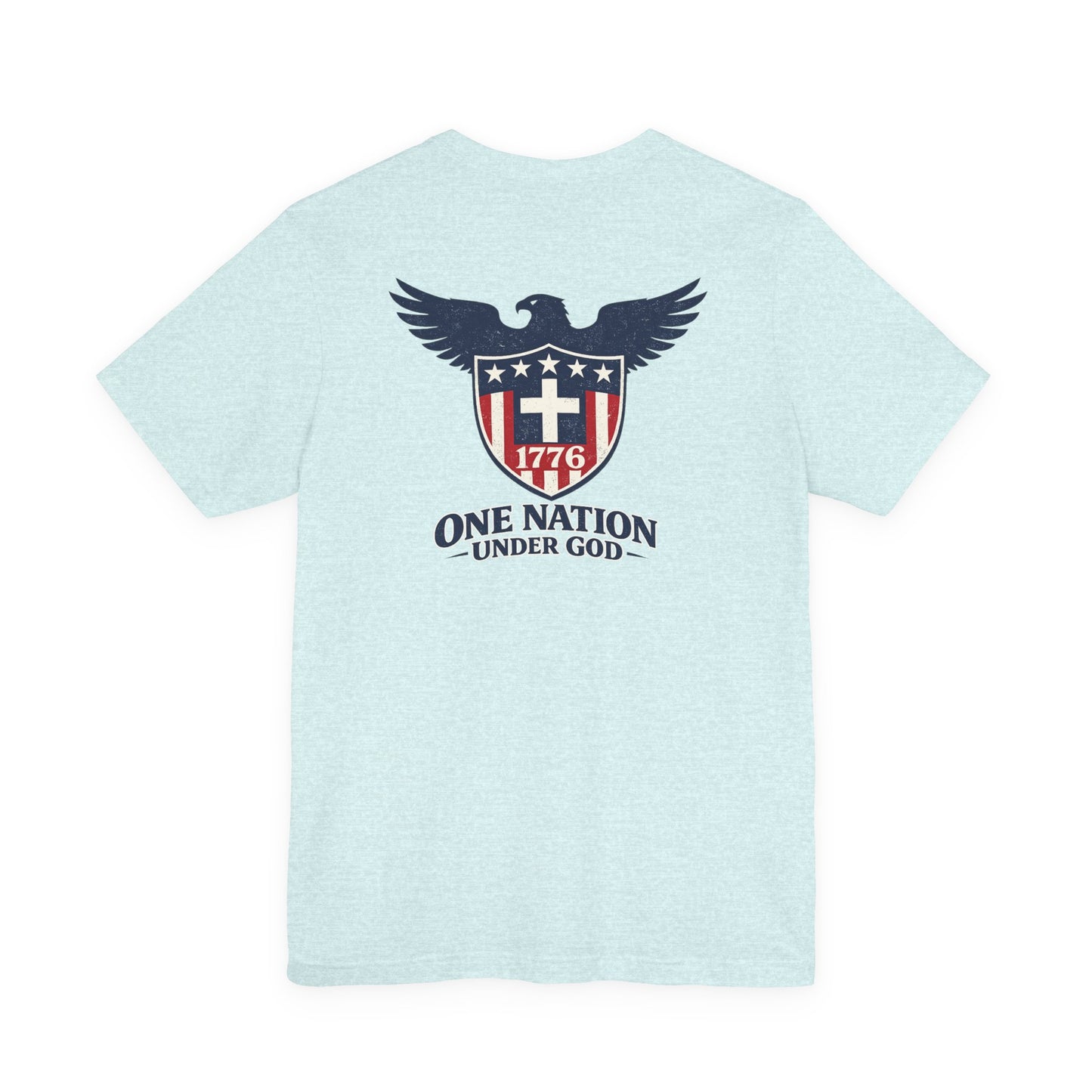 Patriotic Eagle 1776 T-Shirt — One Nation Under God Tee