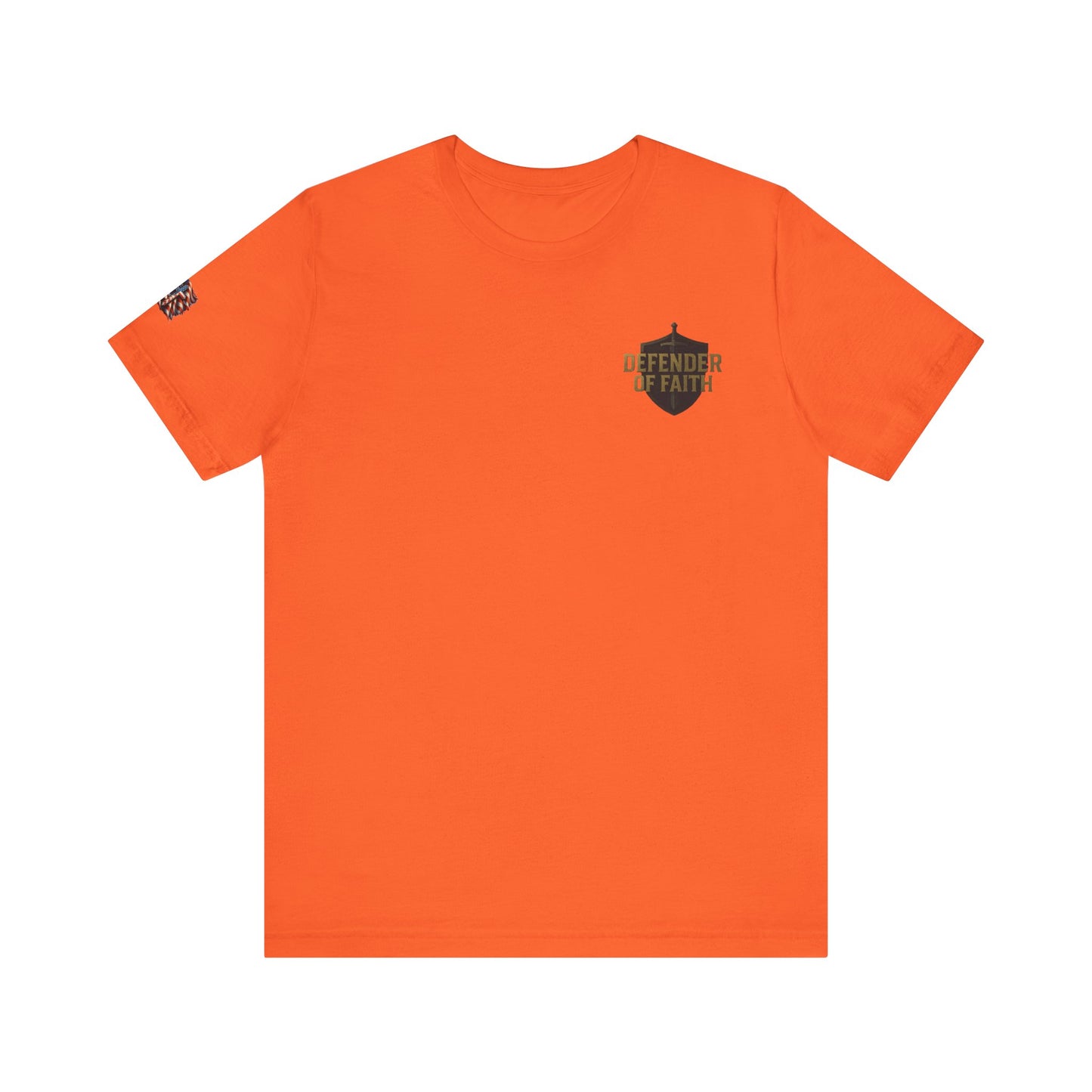Psalm 144:1 'Defender of Faith' T-Shirt — Christian Scripture Tee