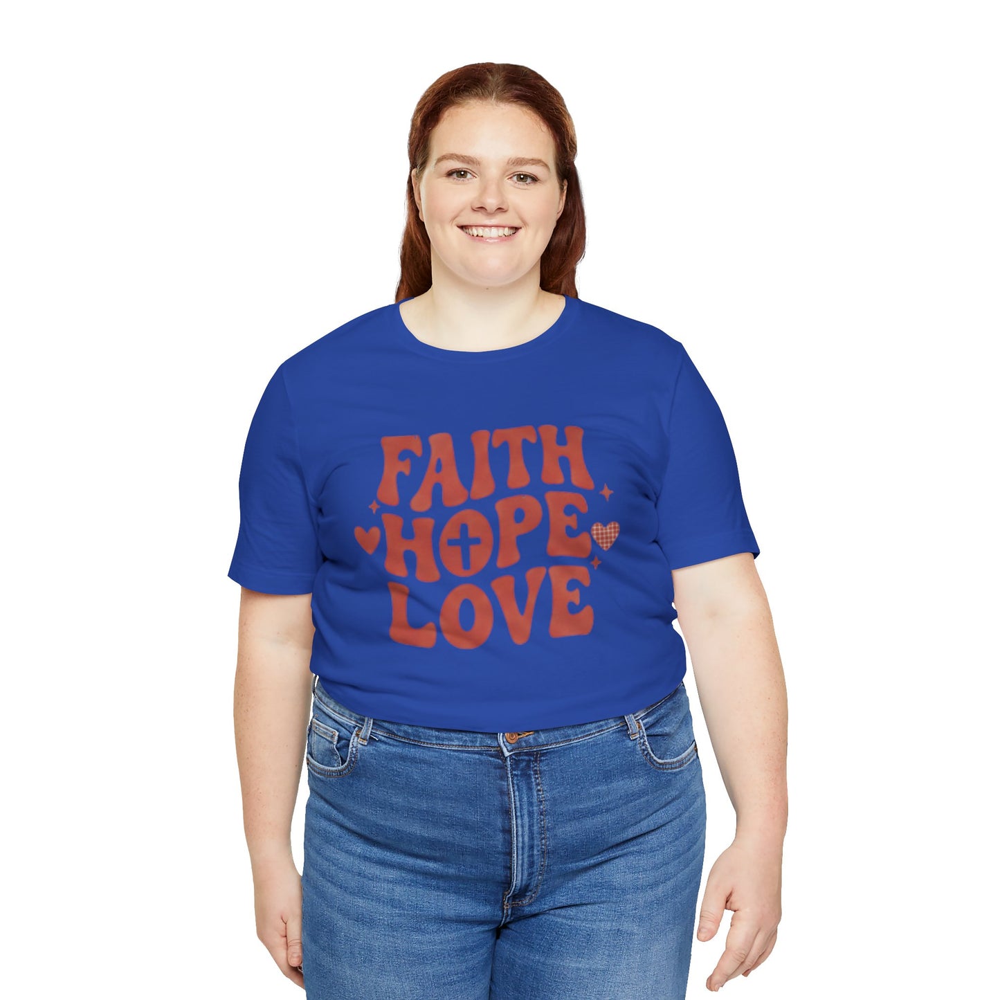 Faith Hope Love T-Shirt — Christian Inspirational Tee