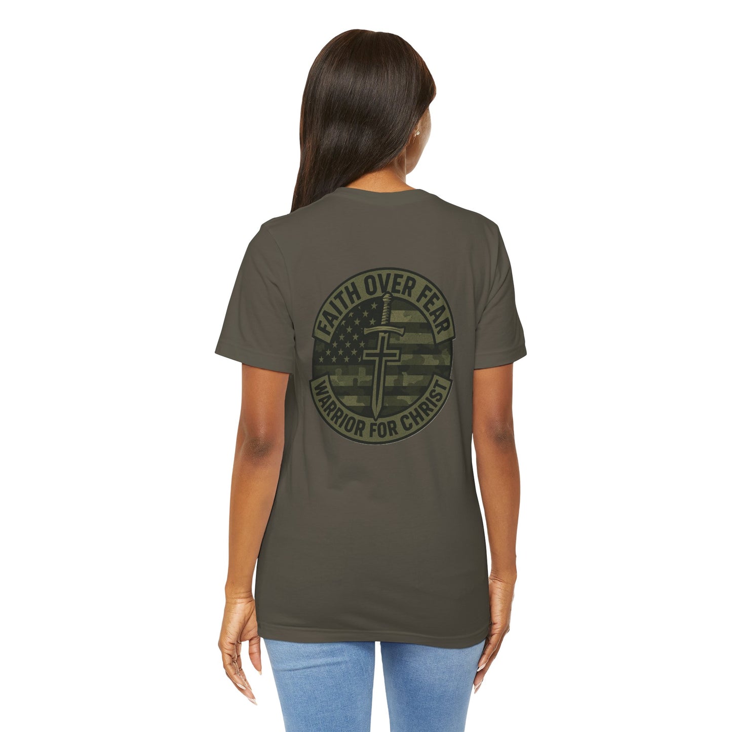 Faith Over Fear "Warrior for Christ" T-Shirt