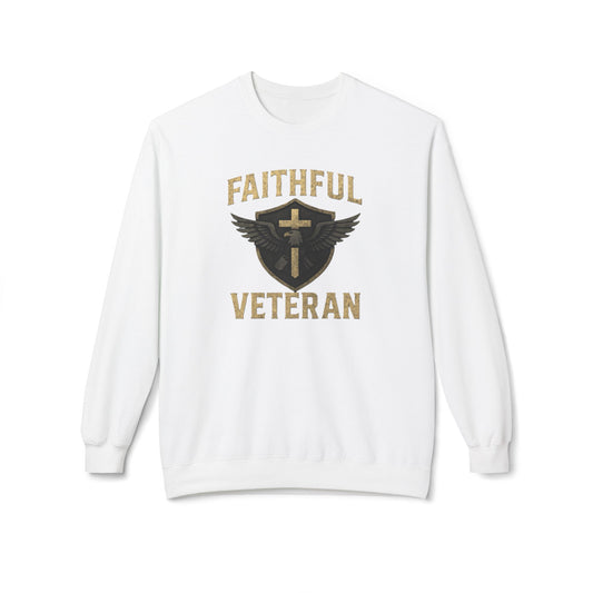 Faithful Veteran Crewneck Sweatshirt Design